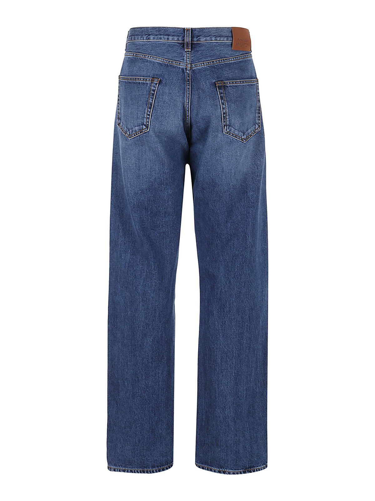 Straight leg jeans Alexander Mcqueen - Faded straight leg jeans -  726597QUY434001