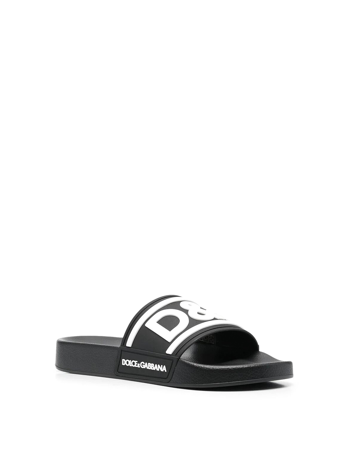 Schandalig Silicium Politie Flip flops Dolce & Gabbana - Rubber slippers with logo - CW2072AQ85889690