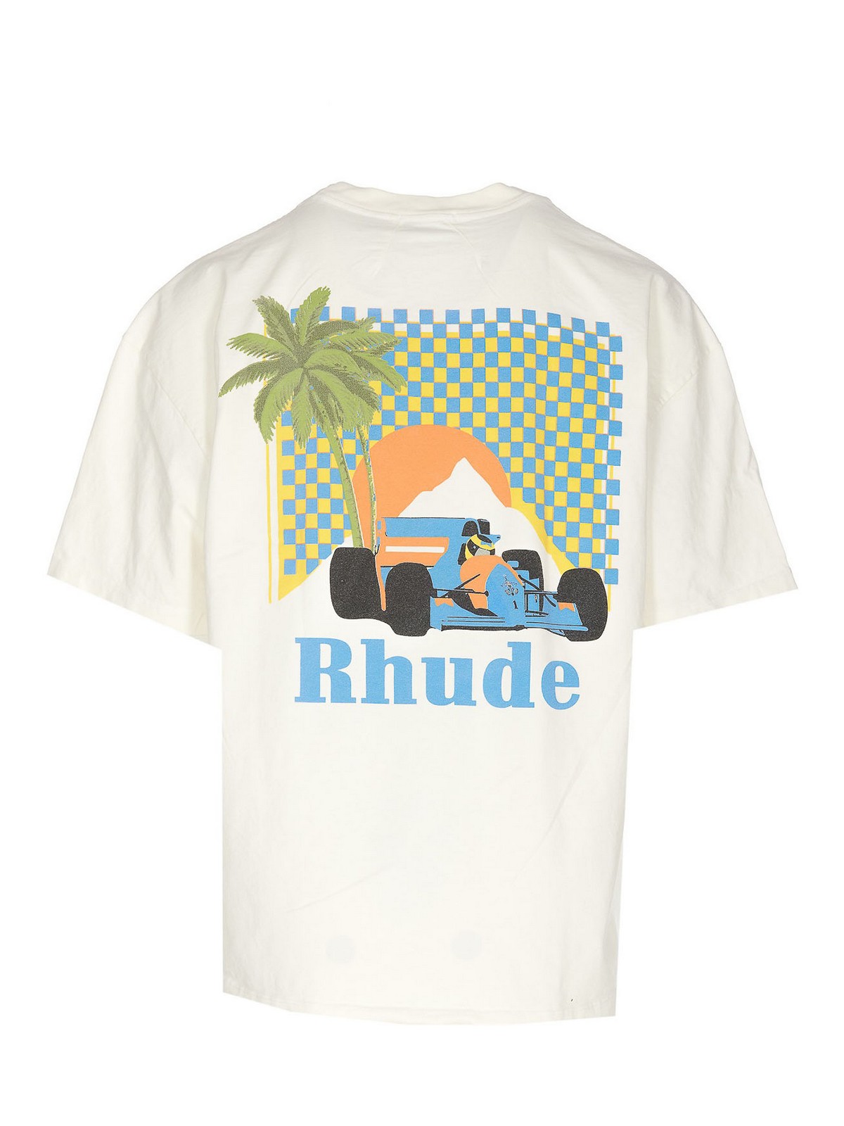T-shirts Rhude - Moonlight tropics printed T-shirt - TT048376110611