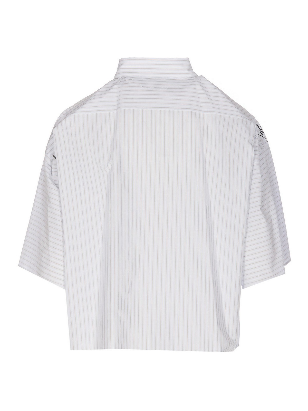 Shirts MM6 Maison Margiela - Striped cotton shirt - S52DL0198S76458001F