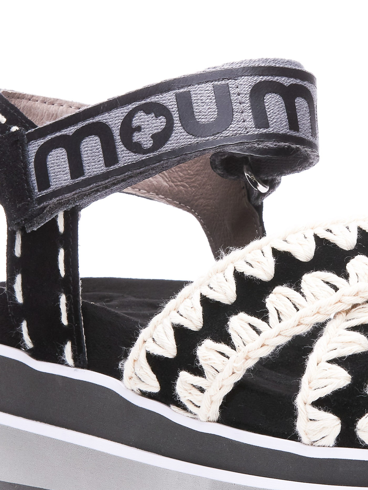 Sandals Mou Eva wedge sandals with platform 571001ABLA