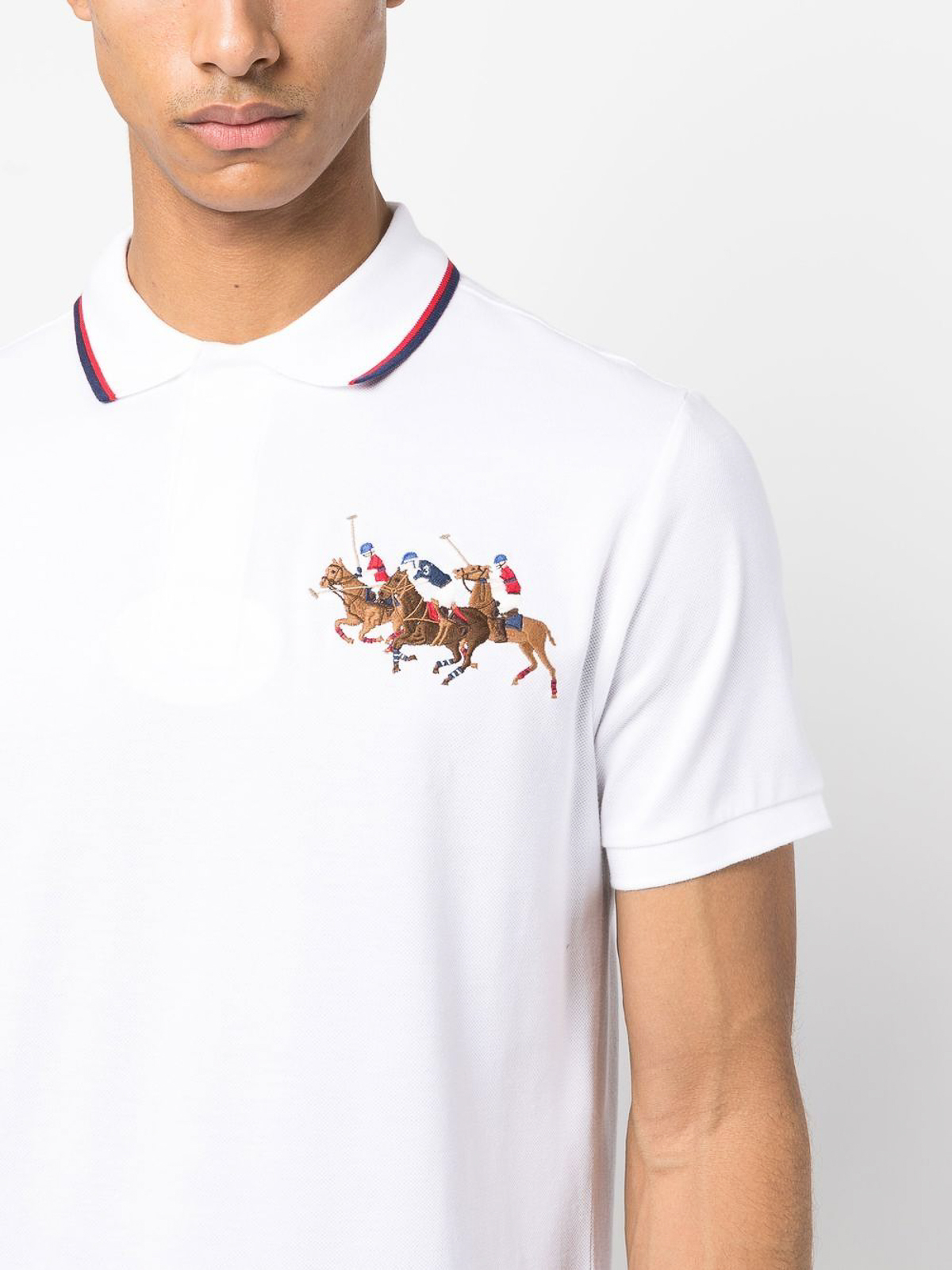 shirts Polo Ralph Lauren - Triple-pony cotton polo 710900614001
