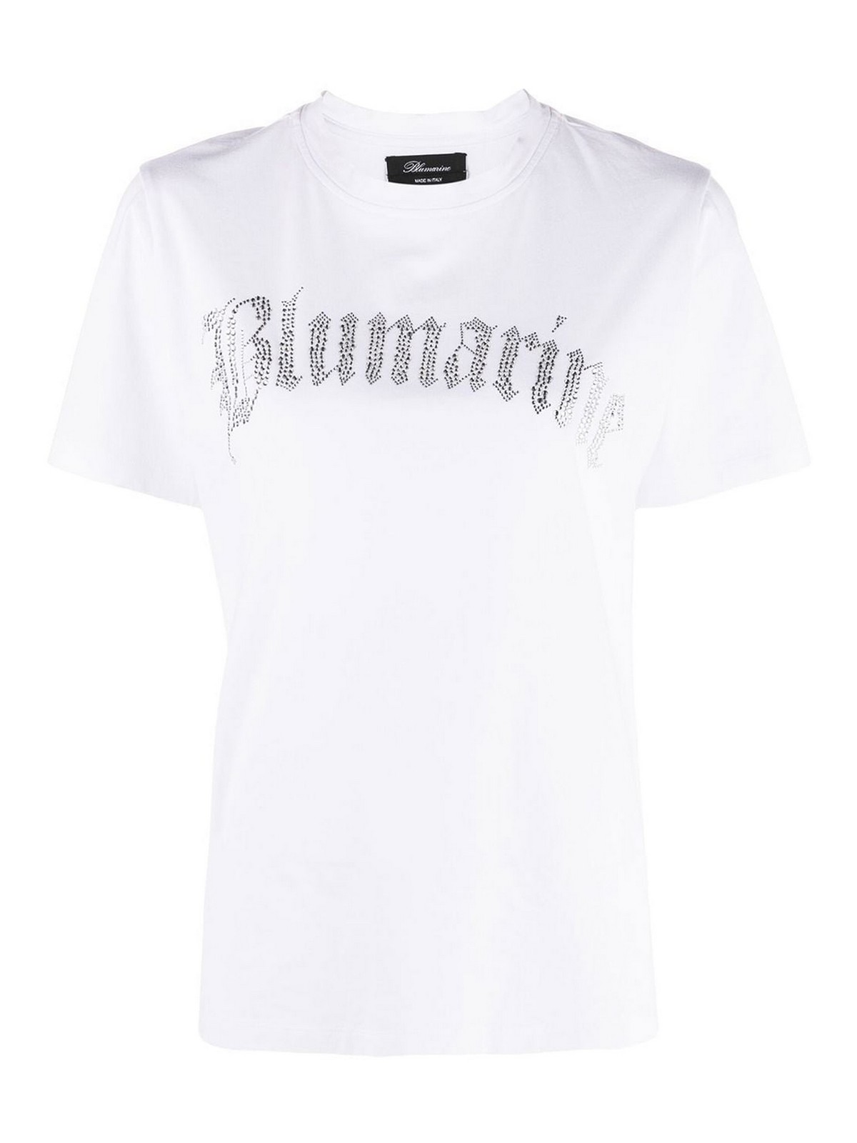 T-shirts Blumarine - Logo print T-shirt - 2T023AN0103 | iKRIX.com