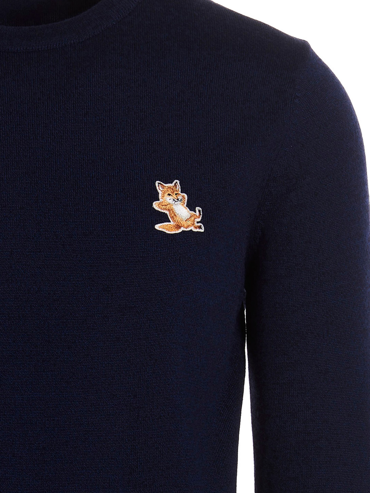 Crew necks Maison Kitsuné - Chillax fox sweater - KM00501KT1036H481