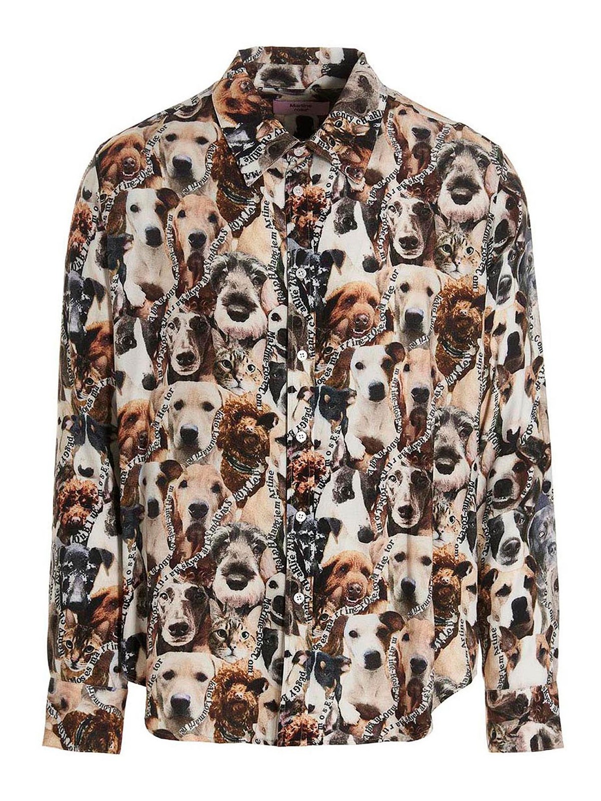 Shirts Martine Rose - Mrs cats & dogs shirt - MRSS23401DMRCND | iKRIX.com