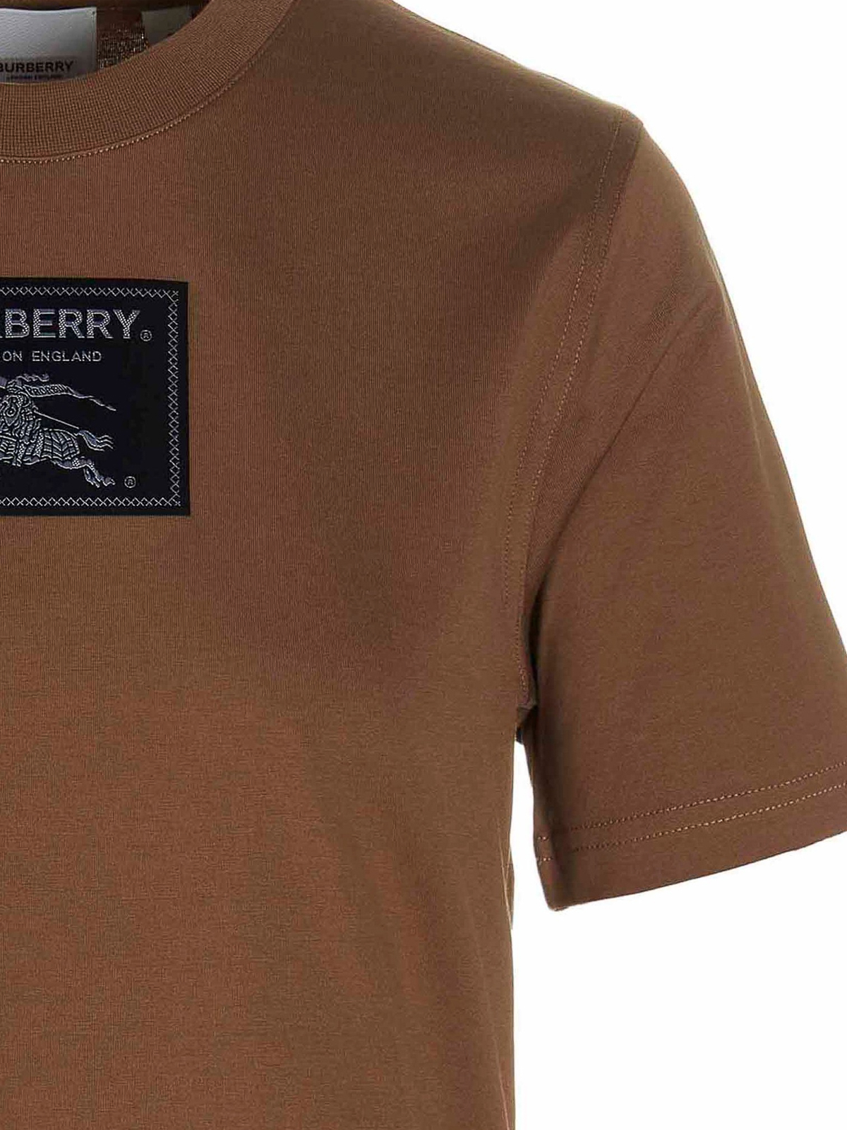 T-shirts Burberry - Logo patch T-shirt - 8065777 | Shop online at iKRIX