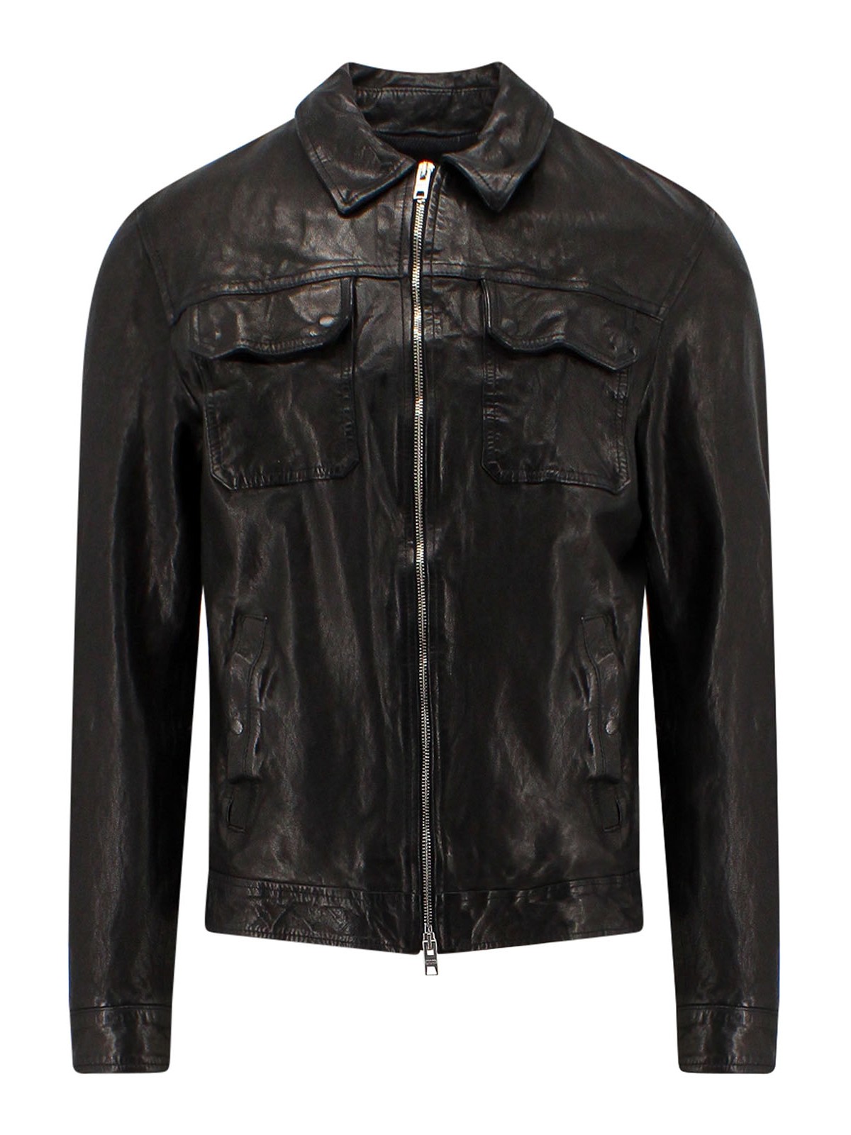 Leather jacket DFour - Leather jacket - DF744NERO | Shop online at