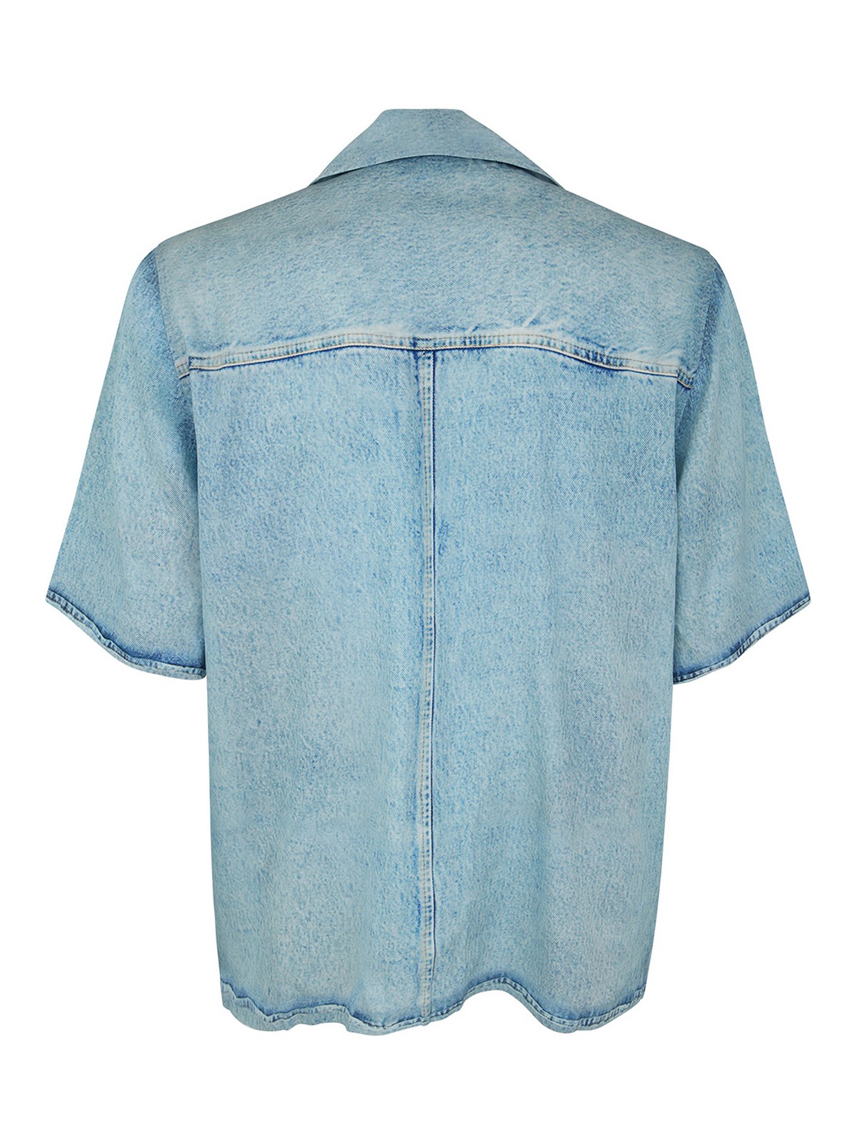 Inwoner genetisch sjaal Shirts Diesel - Short sleeves denim shirt - A085380DMAH01 | iKRIX.com