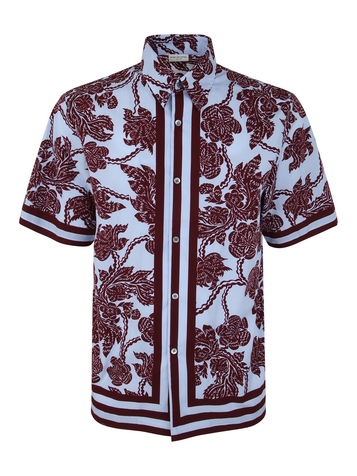 Shirts Dries Van Noten - Clasen flower motif shirt - 2310207066086358
