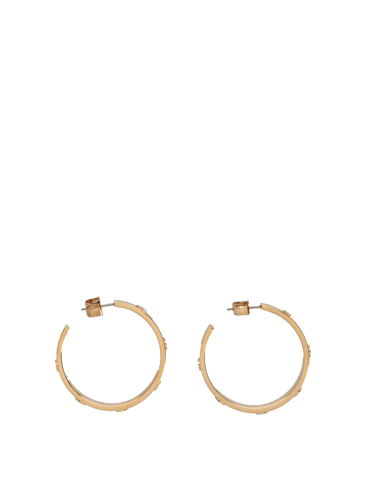 Earrings Tory Burch - Miller gold metal hoop earrings - 147210720