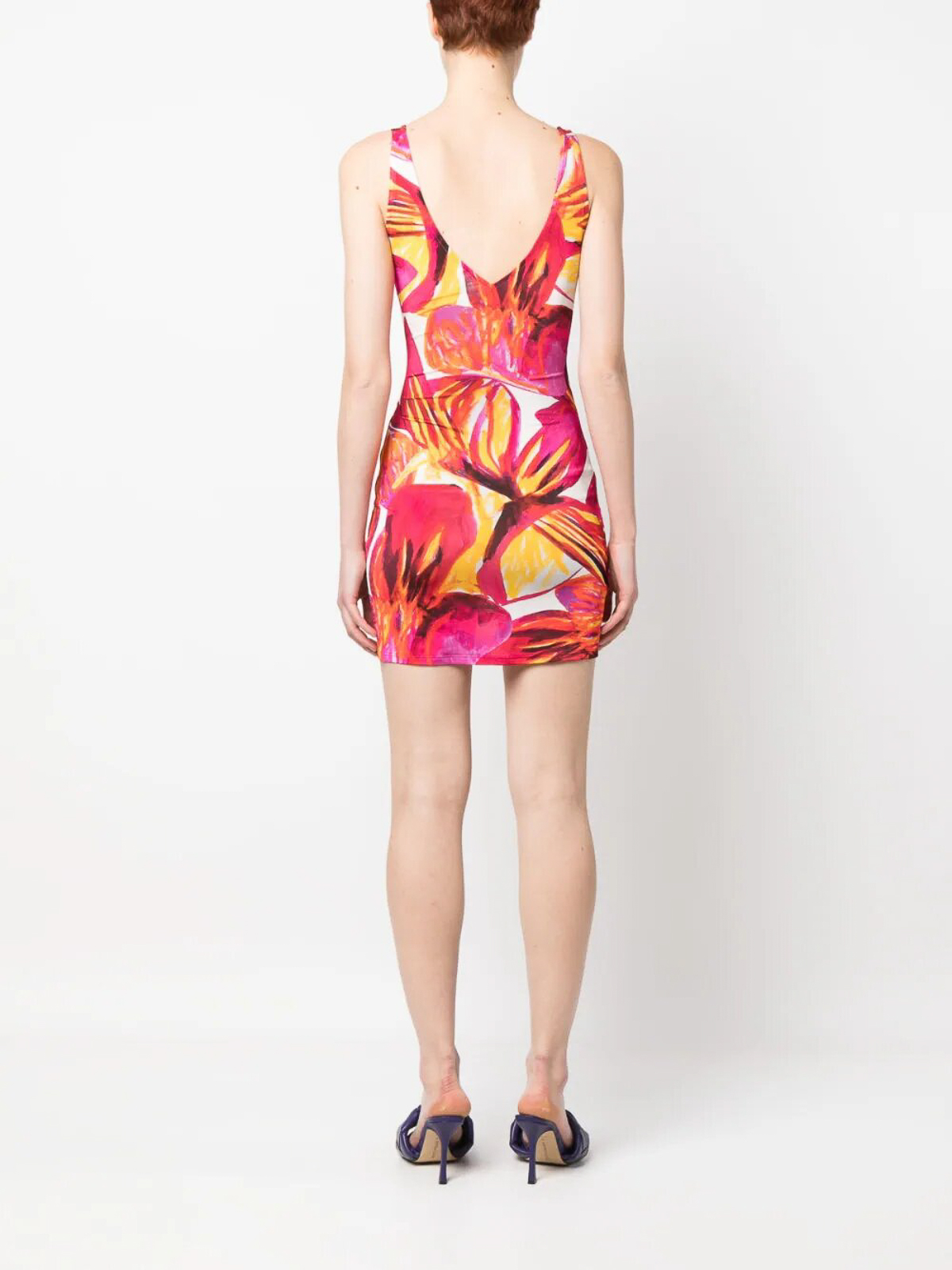Short dresses Louisa Ballou - Sleeveless drape dress - 1141051003