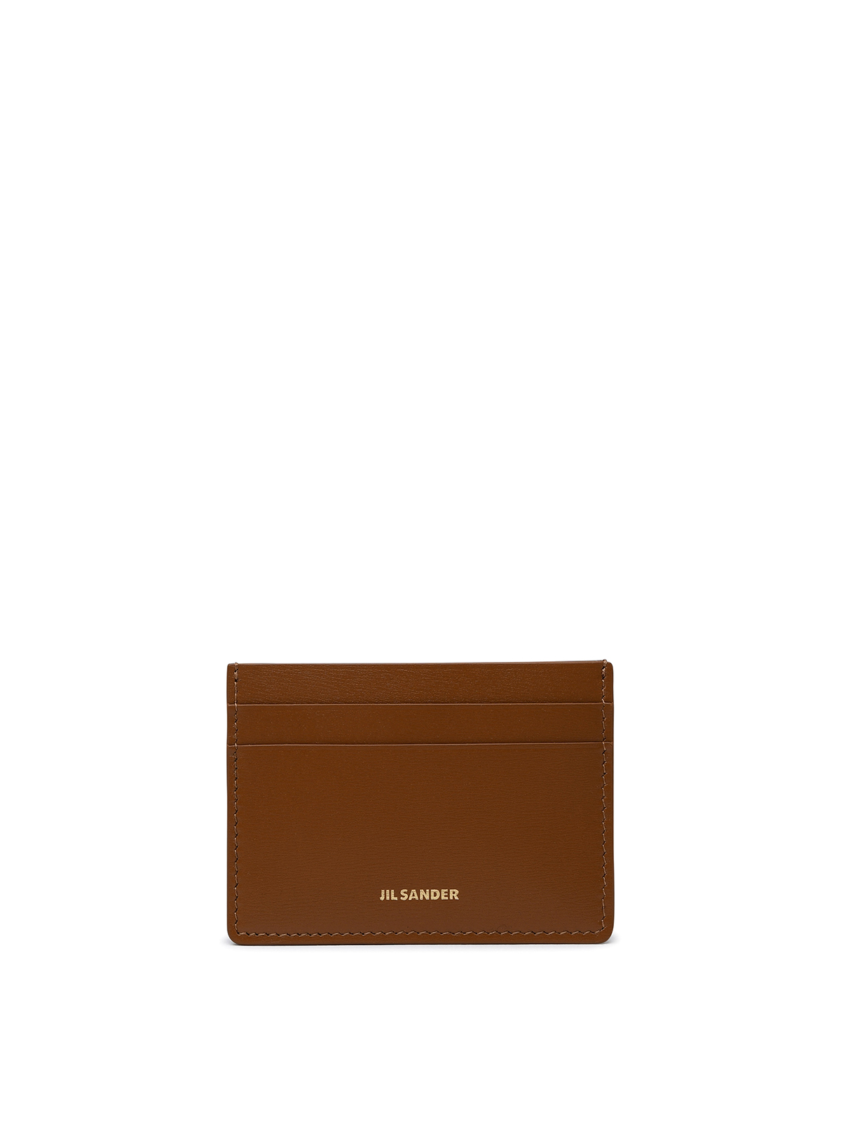 Brown leather card holder