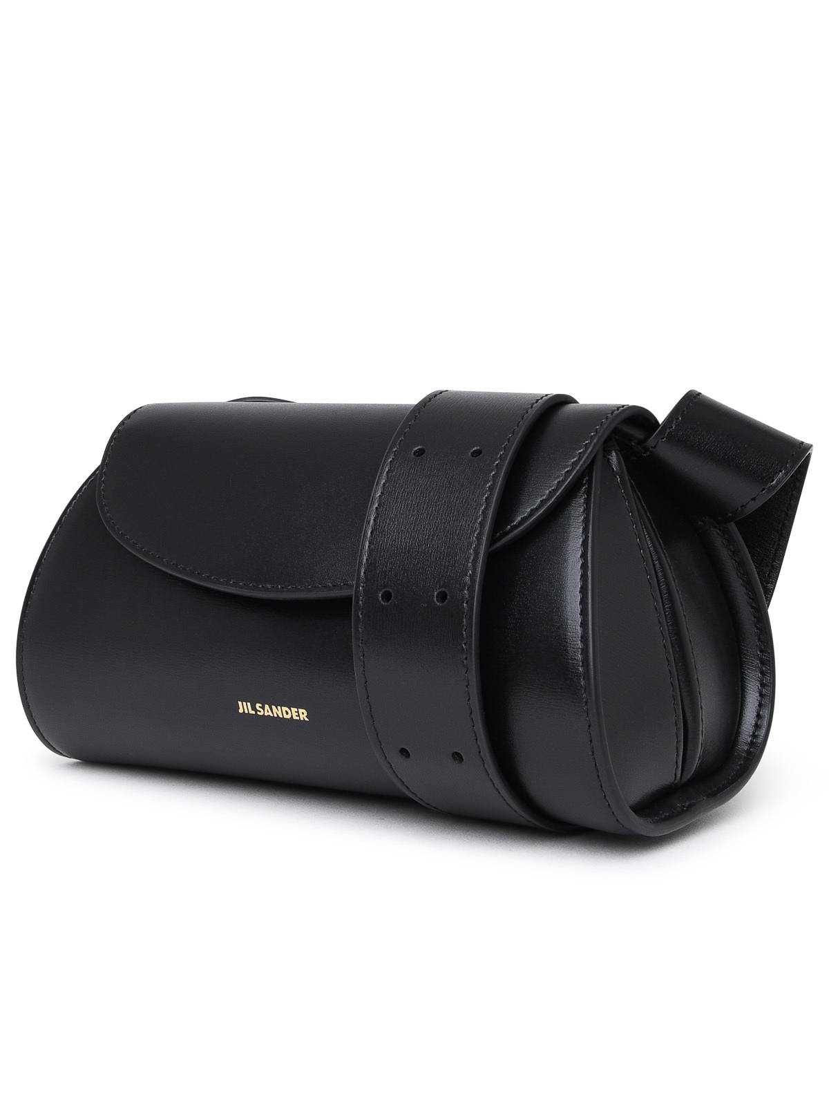 Cross body bags Jil Sander - Cannolo bag in black leather ...