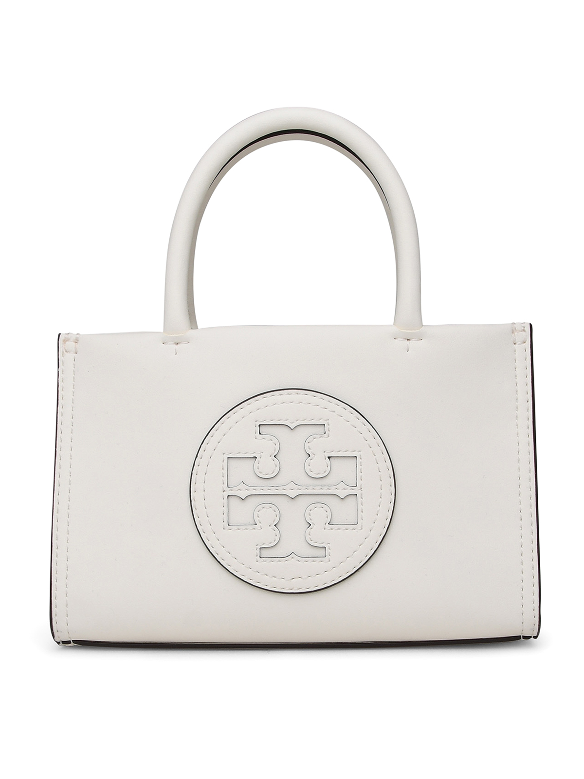 Totes bags Tory Burch - Ella mini tote bag in white leather - 145613100