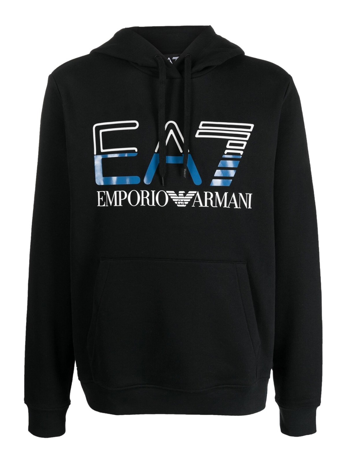 Sweatshirts & Sweaters EA7 Emporio Armani - Logo-print hoodie ...