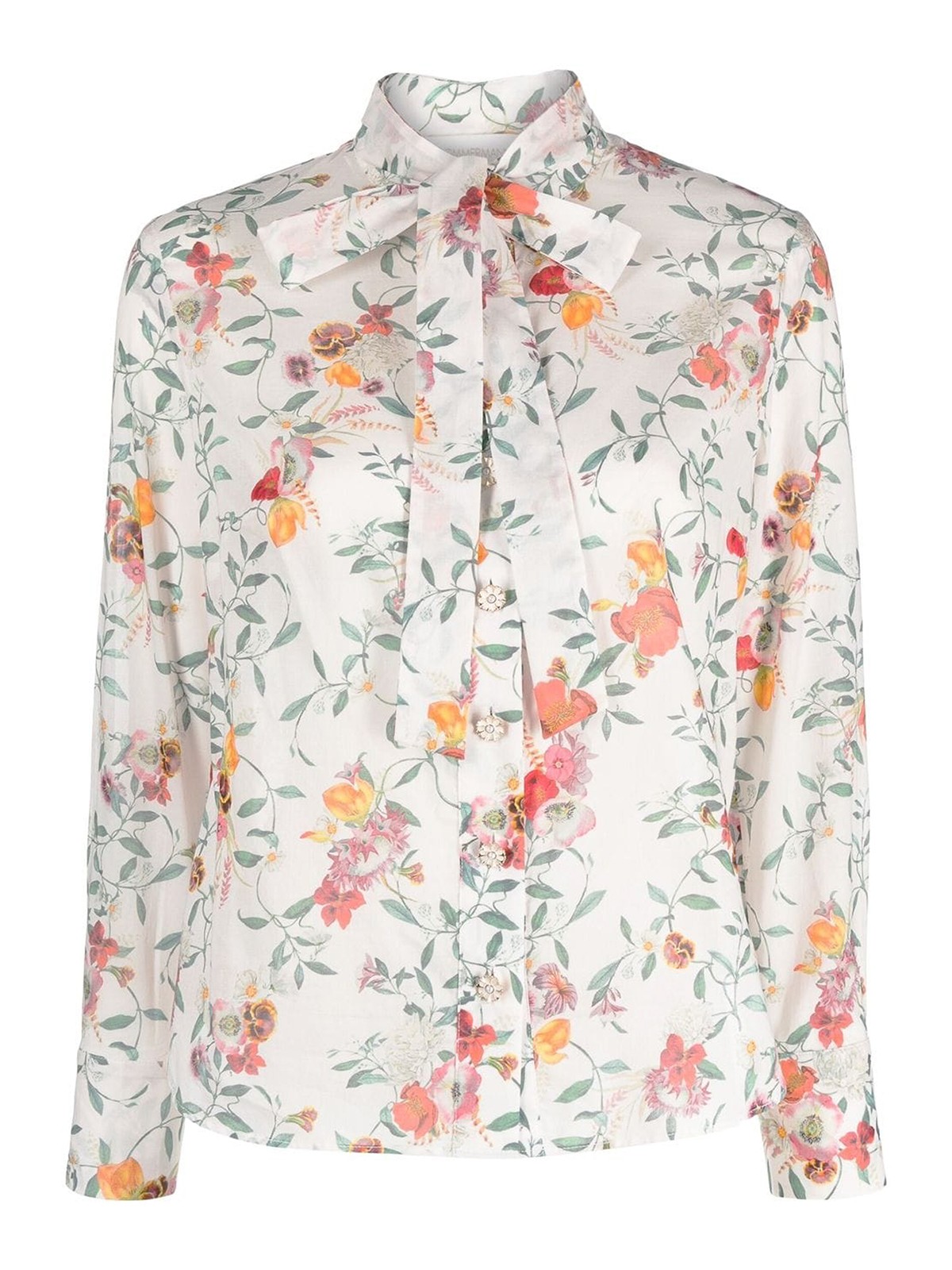 Camicie Zimmermann Camicia legata con motivi floreali 1348TRWONELVI