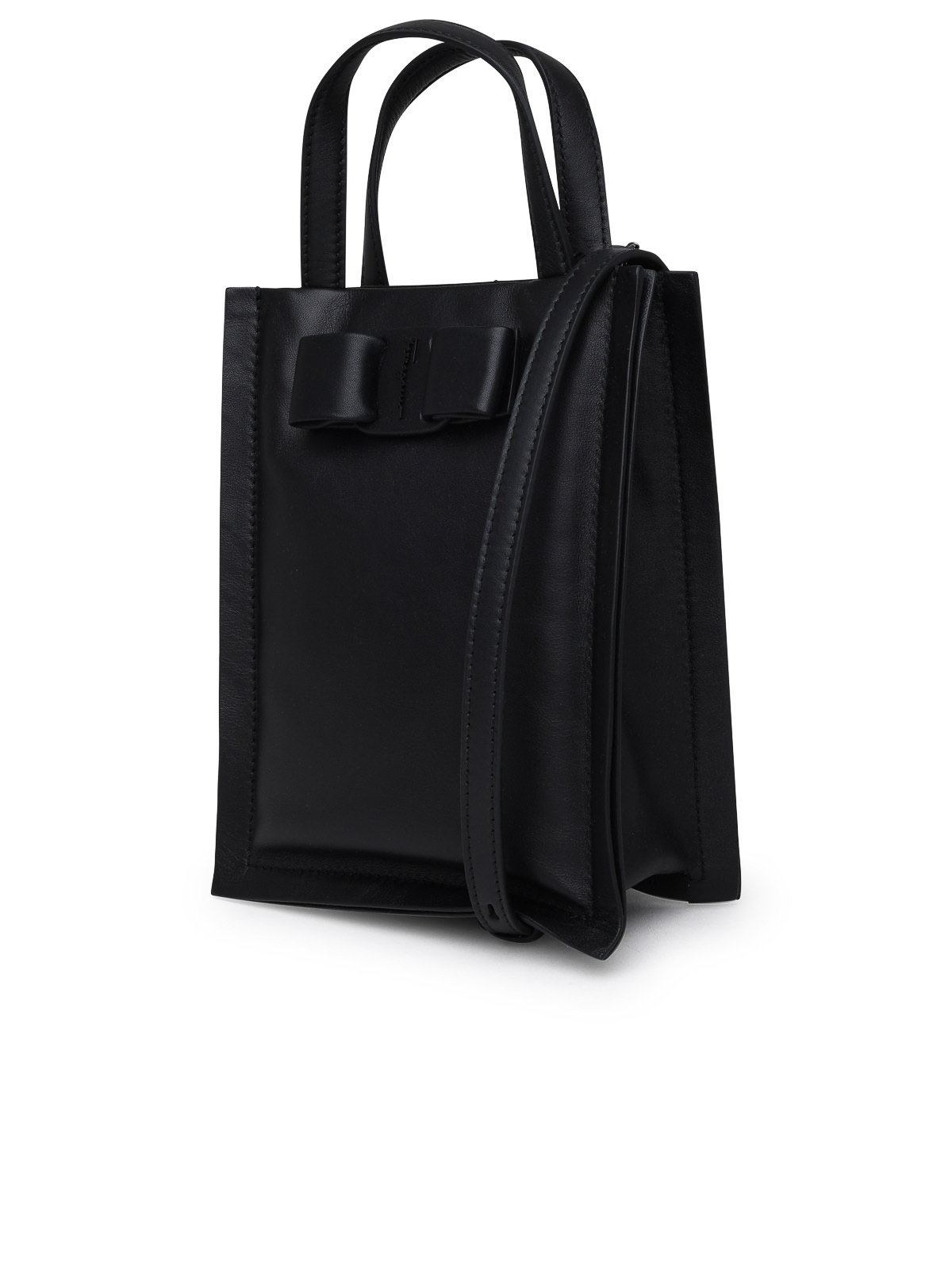 Totes bags Salvatore Ferragamo - Mini viva bow bag in black