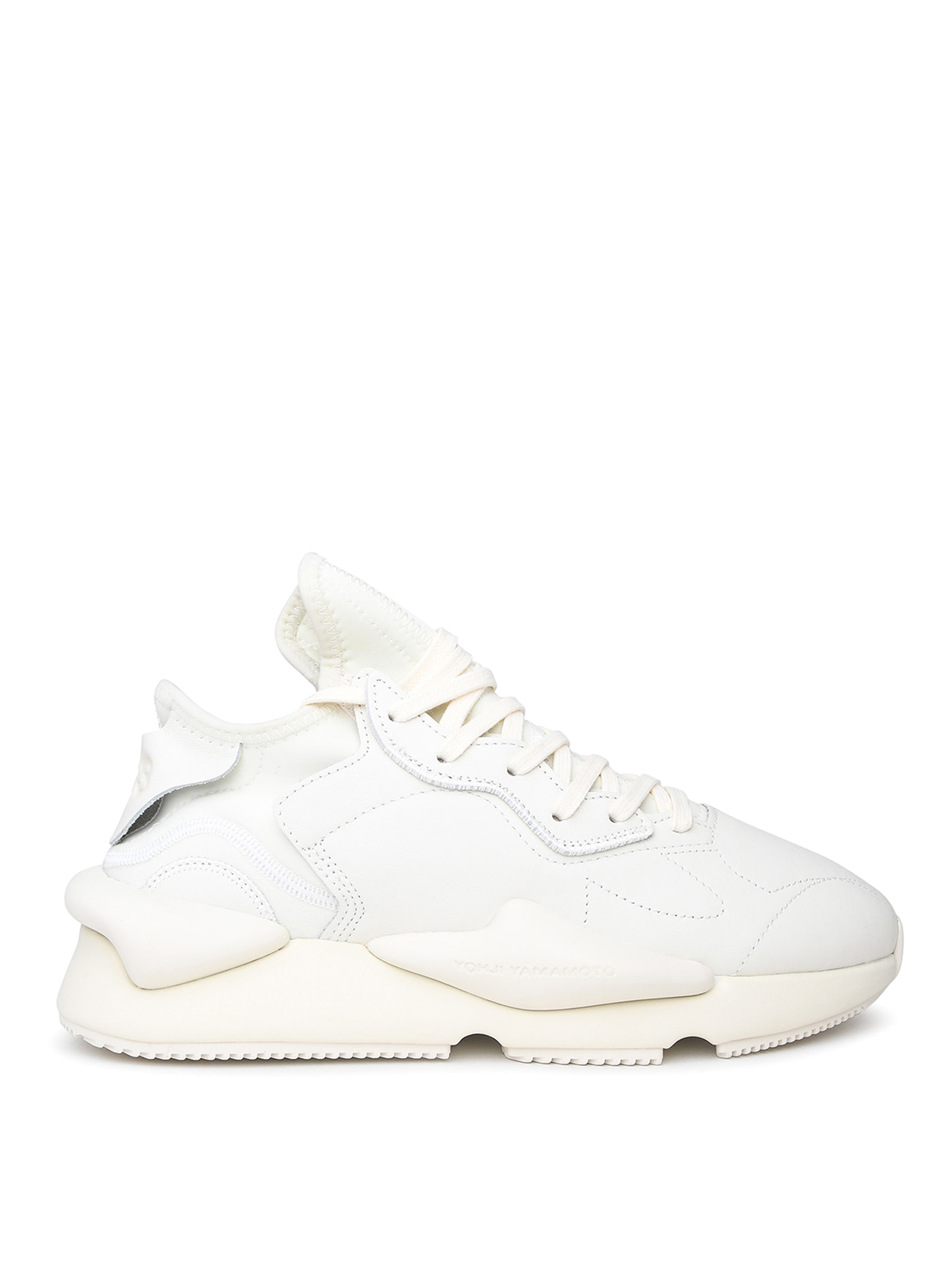 Trainers Y-3 - Kaiwa sneaker in white leather - FZ6384 | iKRIX.com