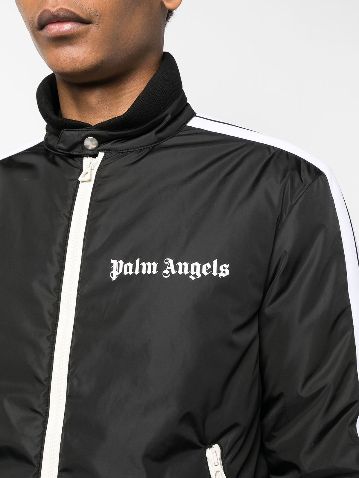 Blazers Palm Angels - Lightweight puffer track jacket ...