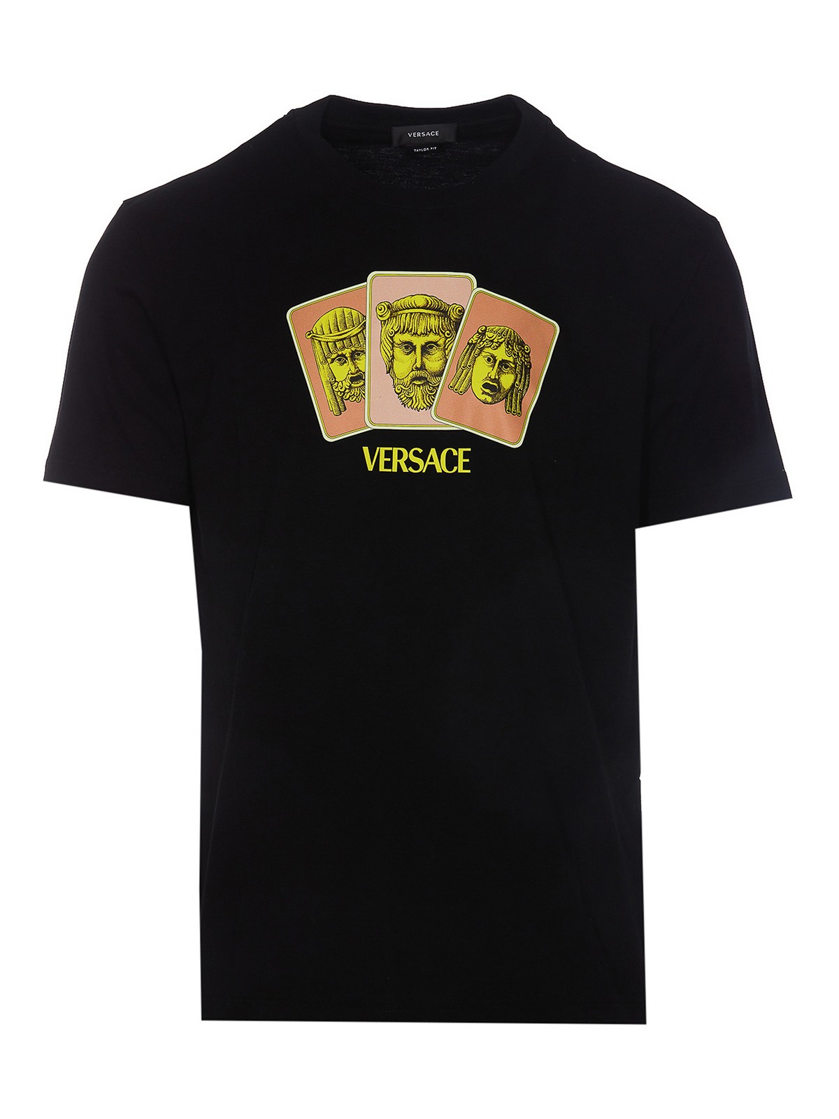 T-shirts Versace - Le maschere print t-shirt - 10093291A067871B000