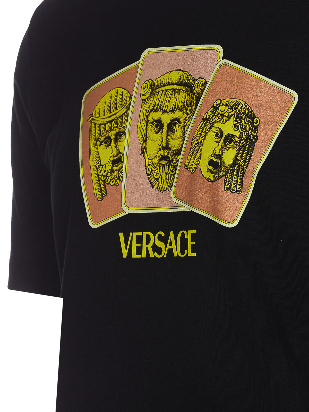 Tshirts Versace Le maschere print tshirt 10093291A067871B000