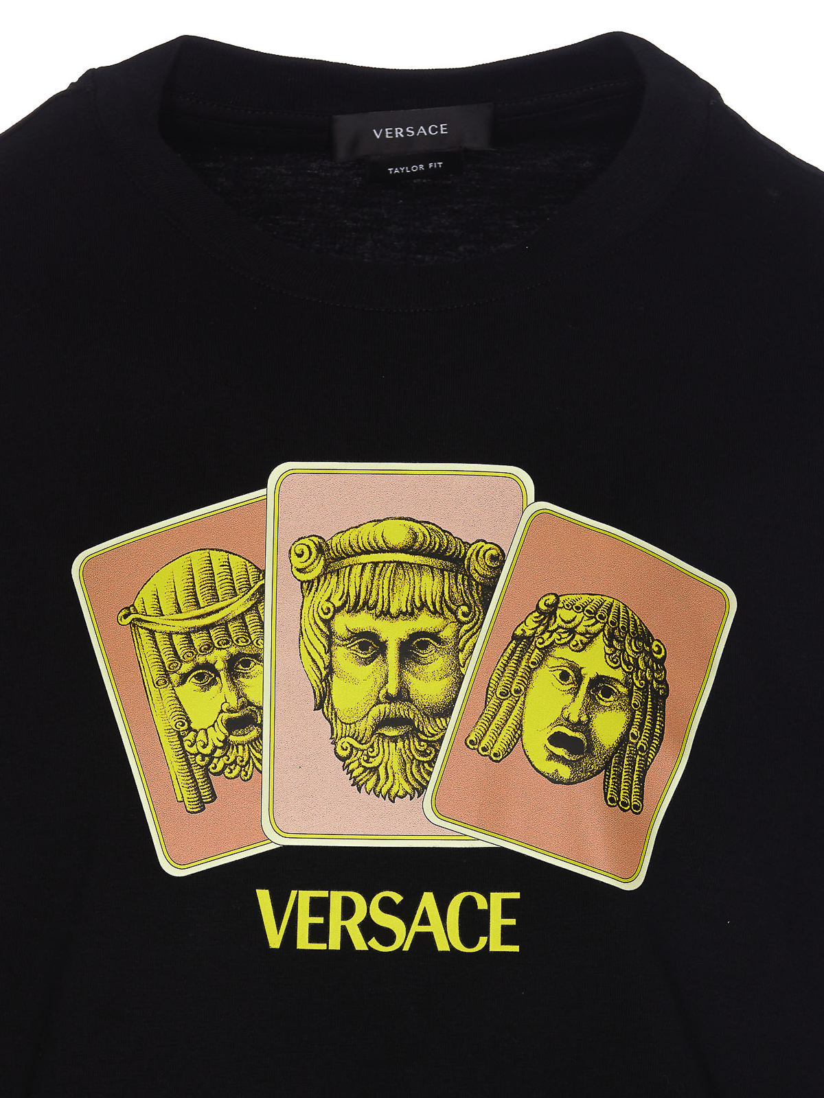 T-shirts Versace - Le maschere print t-shirt - 10093291A067871B000