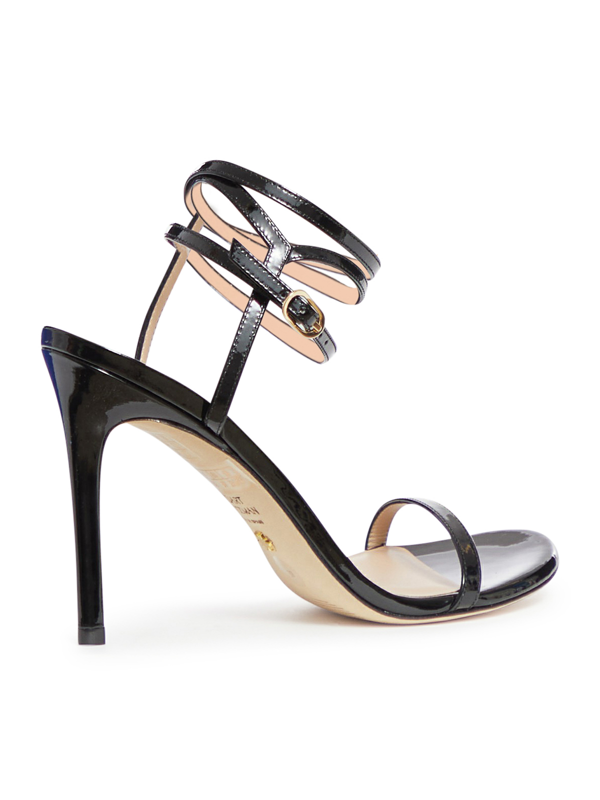 Sandals Stuart Weitzman - Barelynude 100 wrap sandal ...