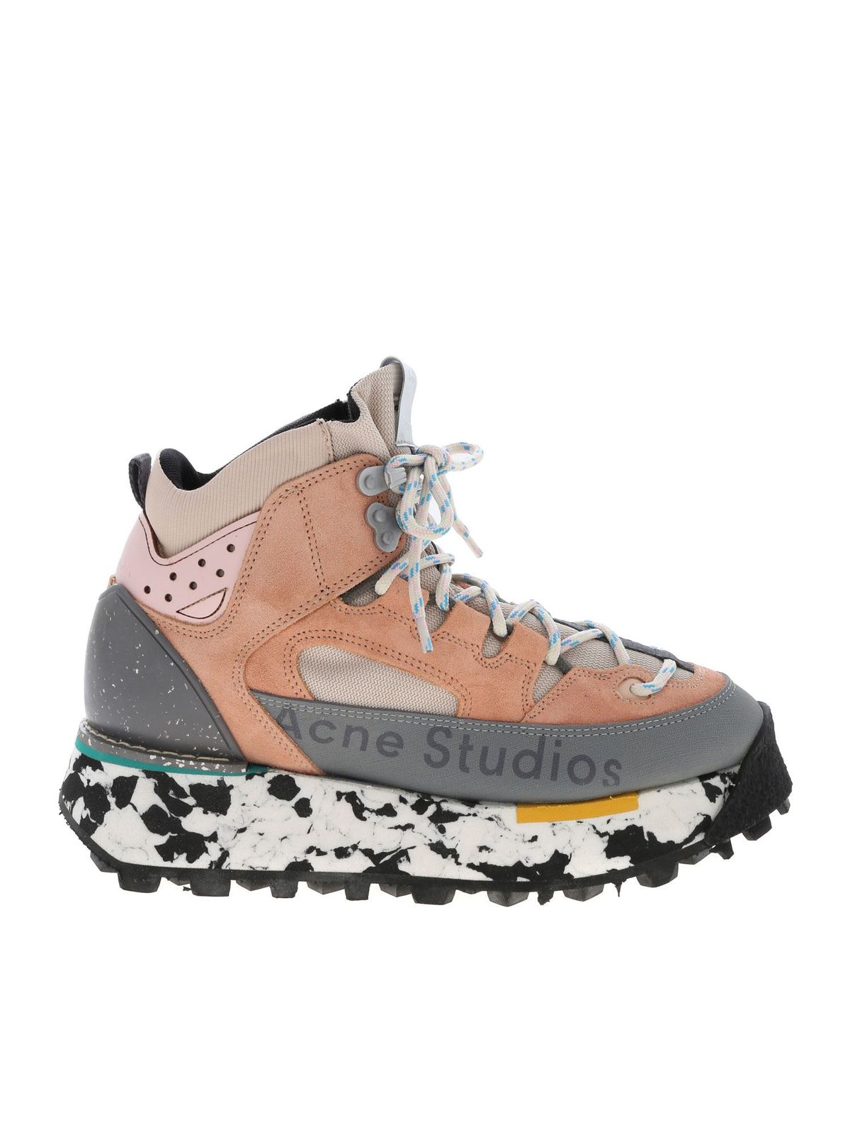 Acne Studios - Trekking boots in pink 