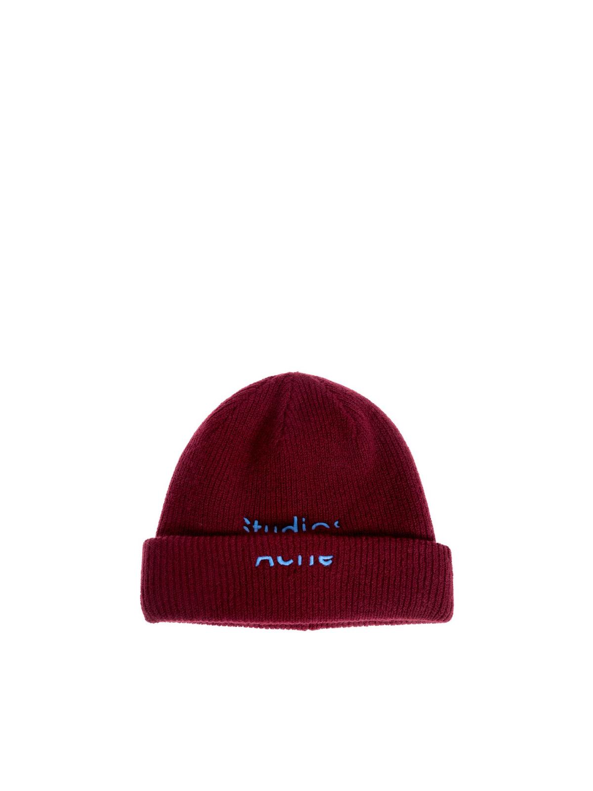 acne studios red beanie