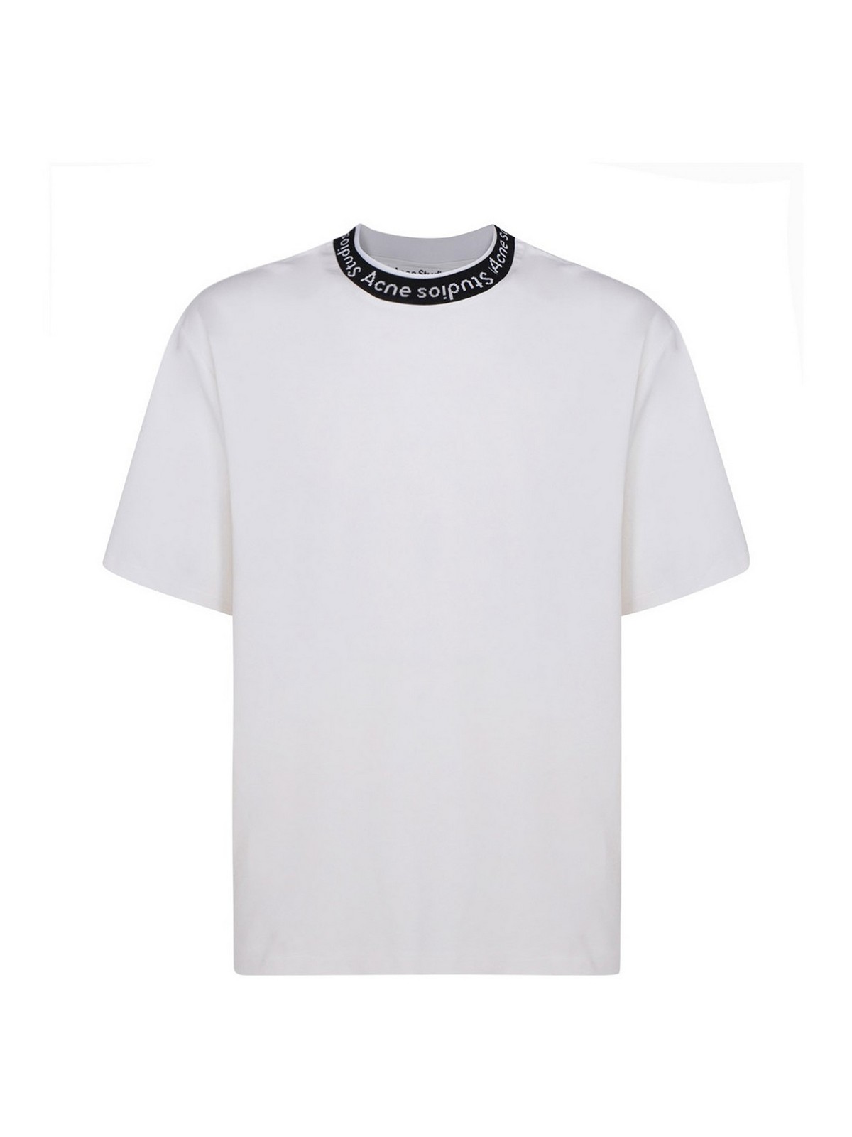T-shirts Acne Studios - Branded neckline T-shirt BL0221183 | iKRIX.com