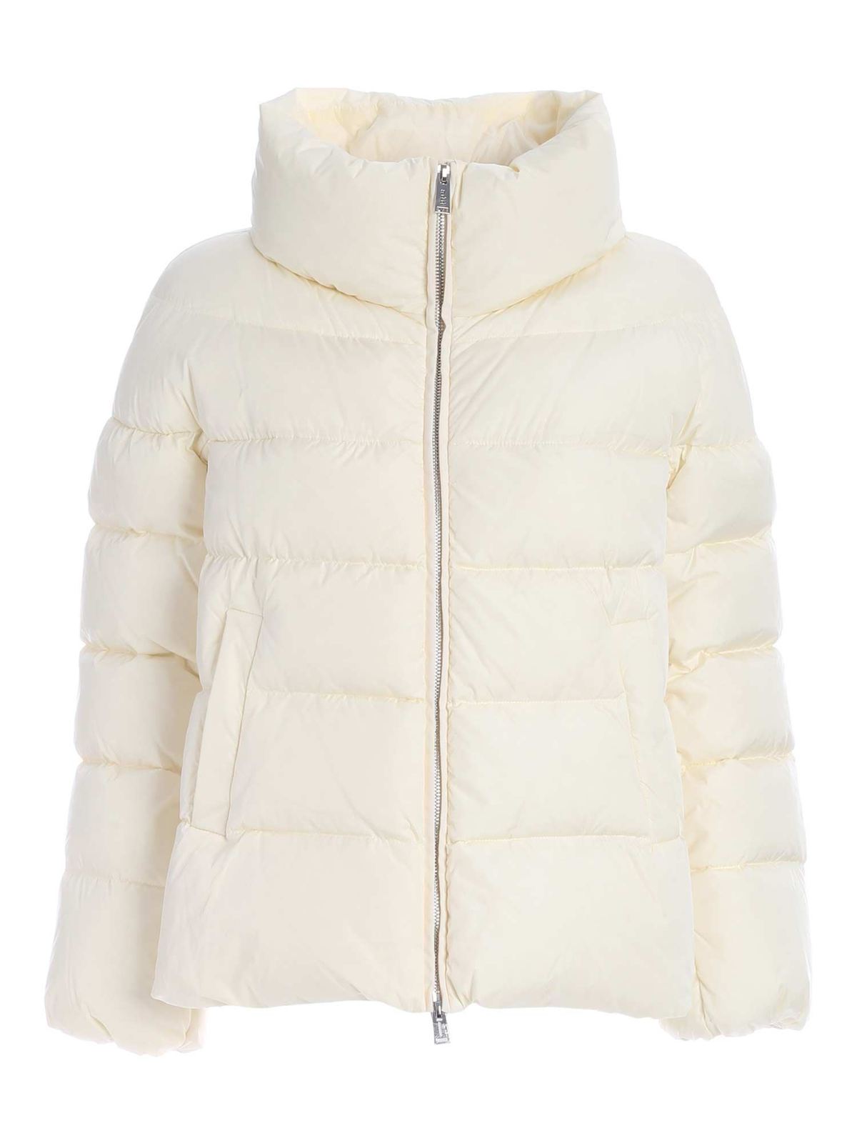 Add OVERSIZE FIT DOWN JACKET IN CREAM COLOR