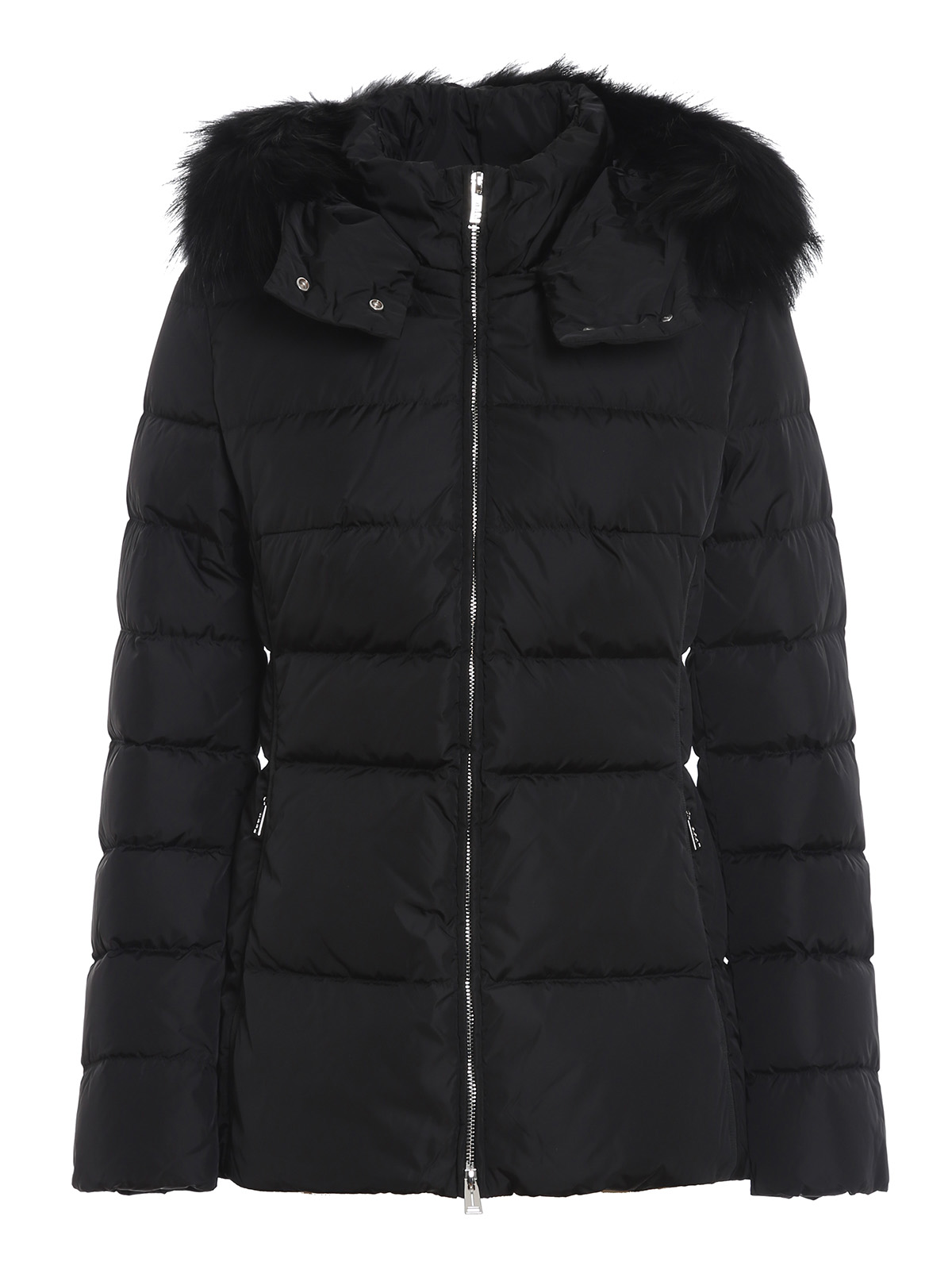 Add - Black quilted short puffer jacket - padded jackets - 2AW0038506