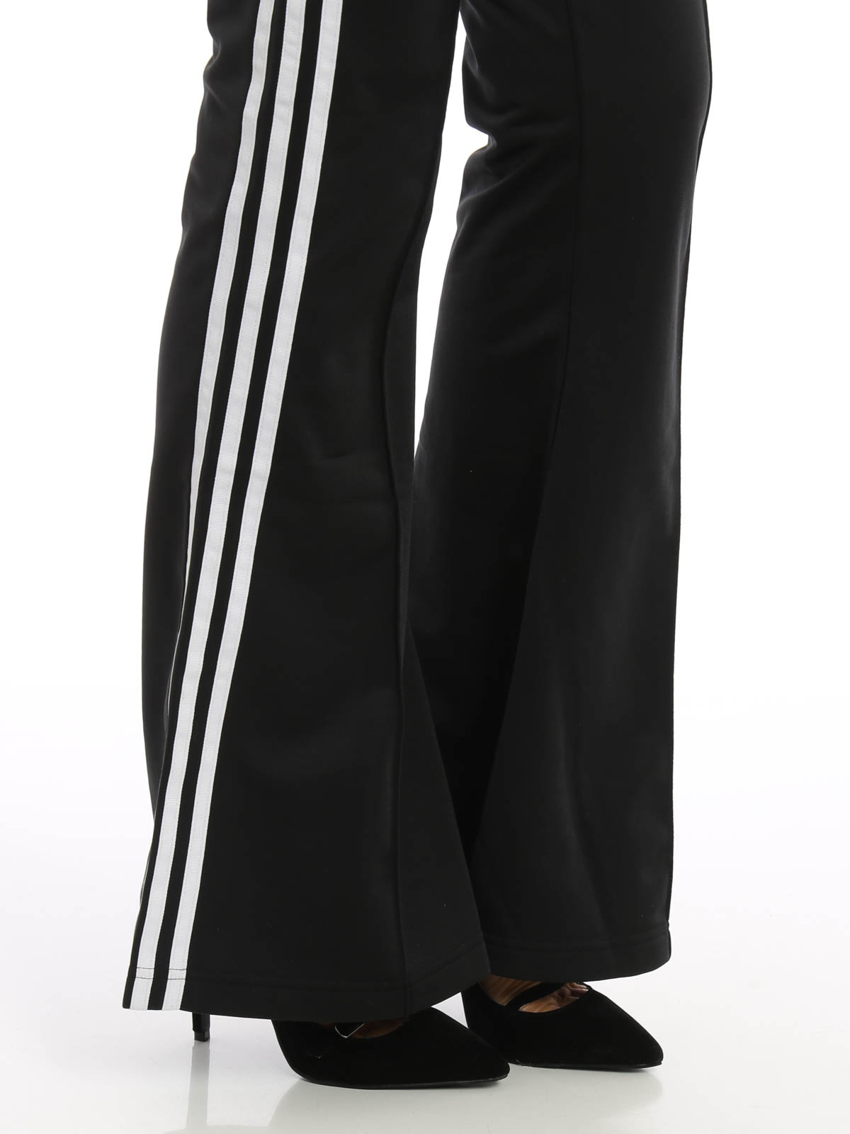 flared adidas tracksuit bottoms