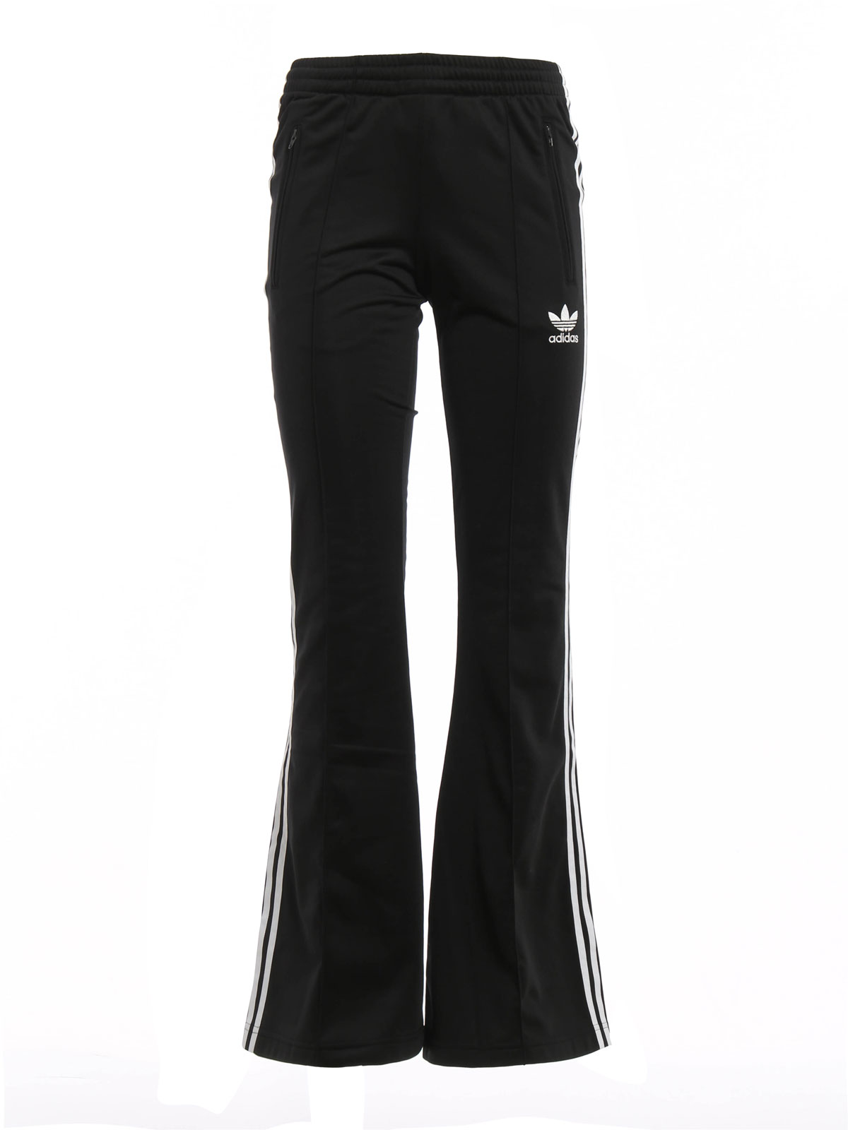 flared adidas tracksuit bottoms