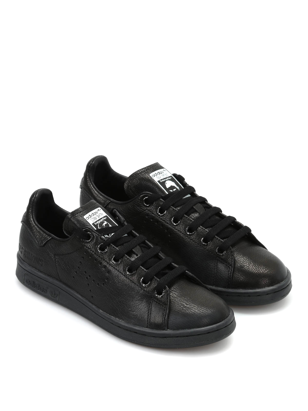 Insignia Supone otro Zapatillas Adidas Originals - Raf Simons Stan Smith Aged sneakers -  S74620WCBLACKFTWWHTCBLACK