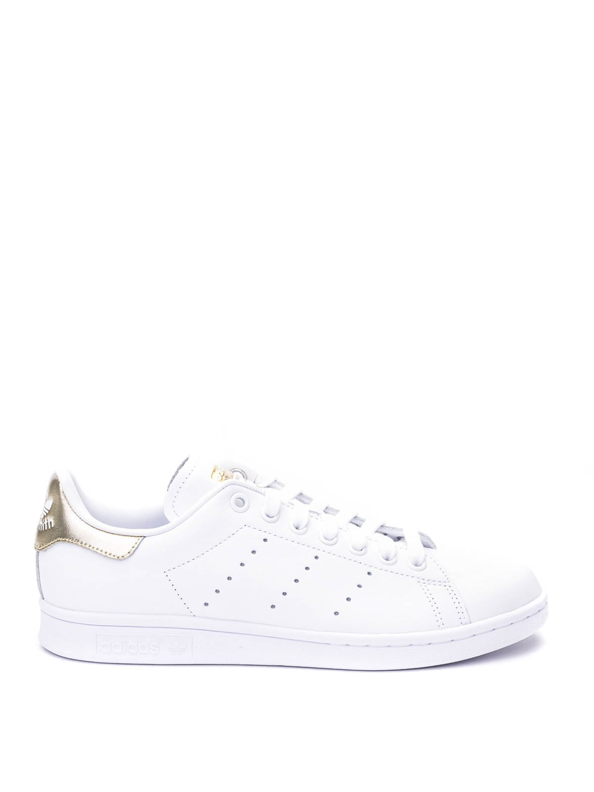 Stan Smith white and golden sneakers 