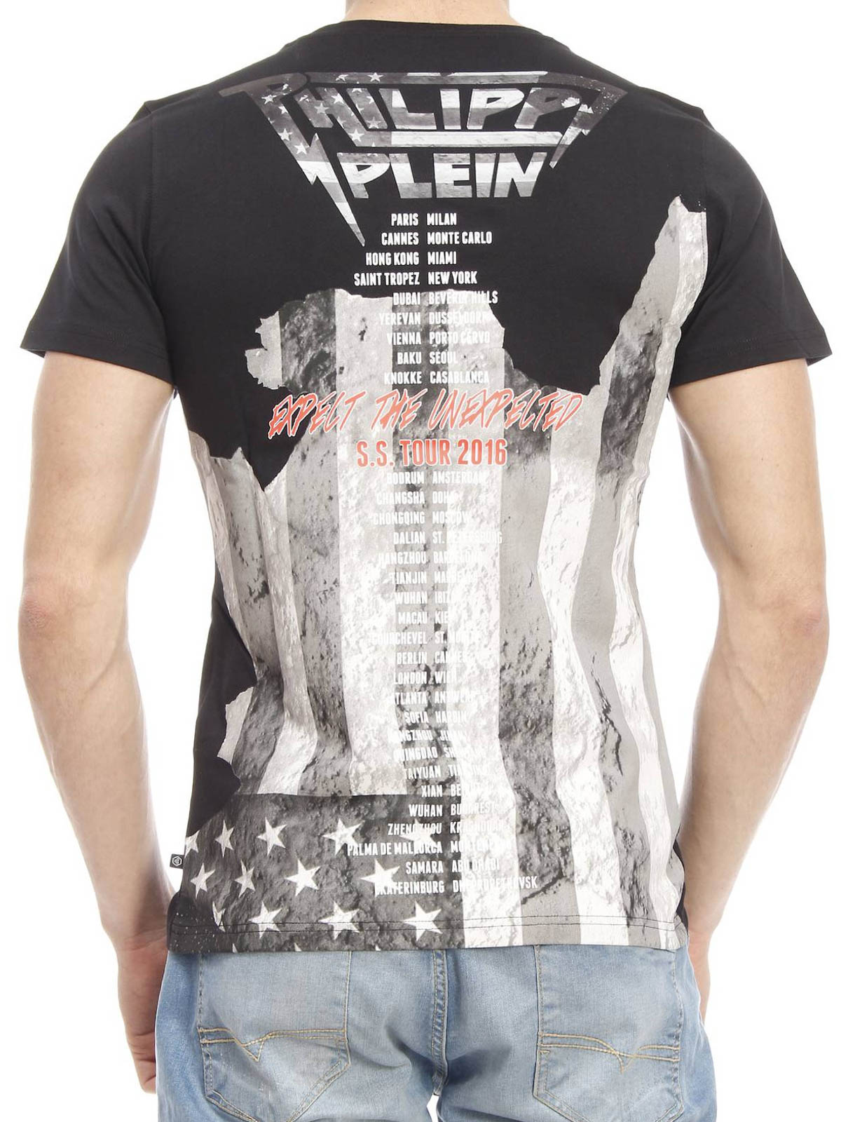 Maken vrouwelijk Oranje Tシャツ Philipp Plein - Again T-Shirt - HM34854402 | iKRIX shop online