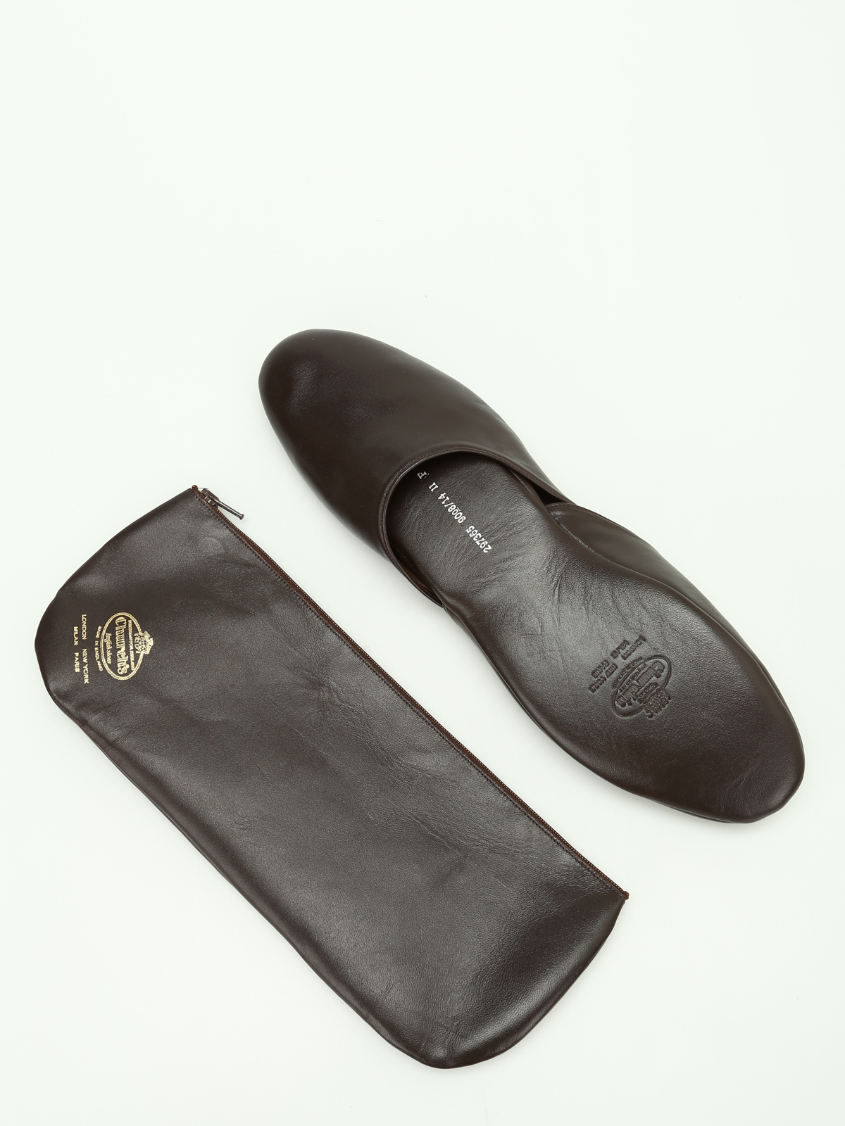 Air Travel Persian leather slippers 