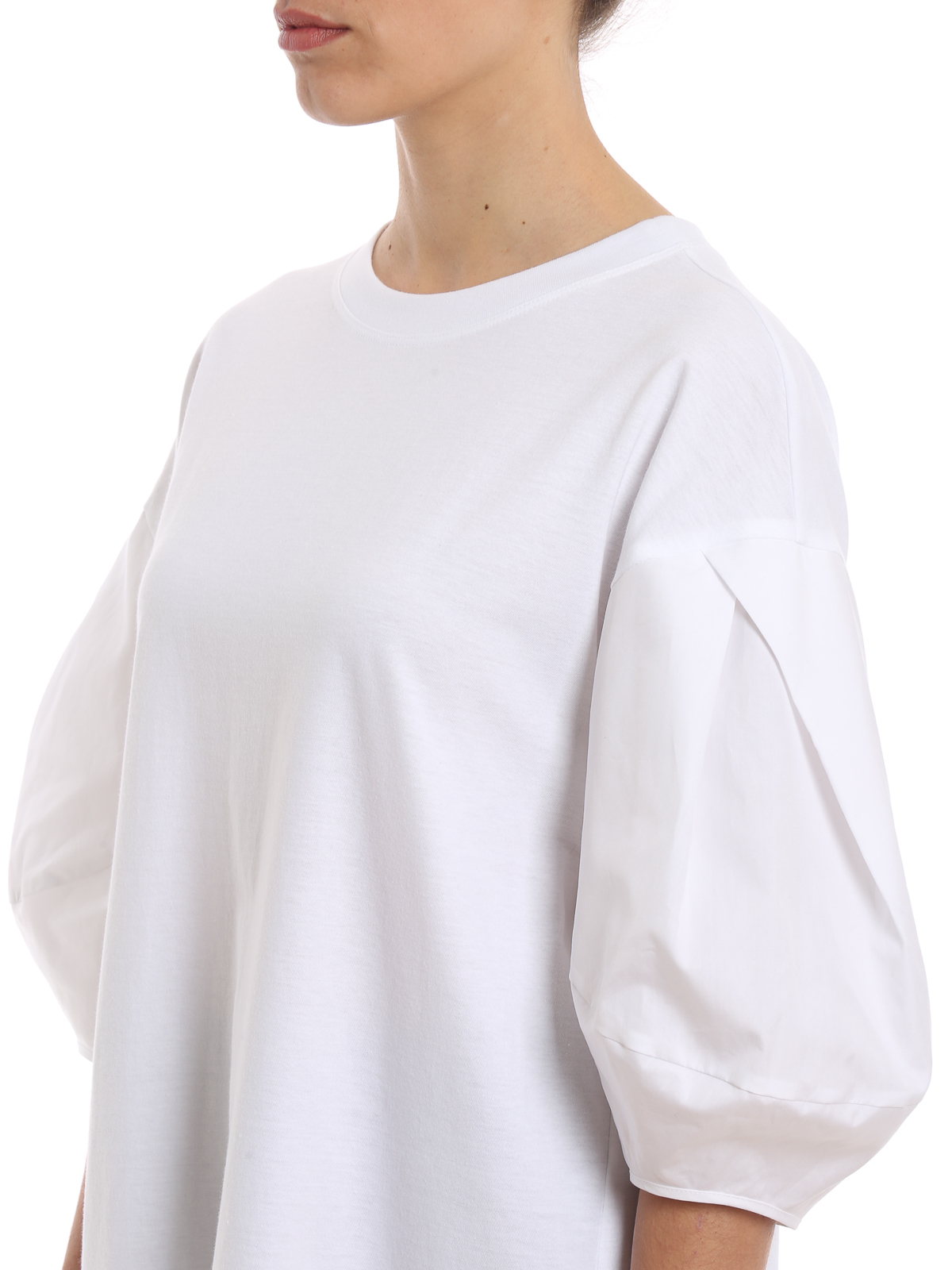 Alberta Ferretti - T-shirt con maniche a palloncino - t-shirt -  A070516720001