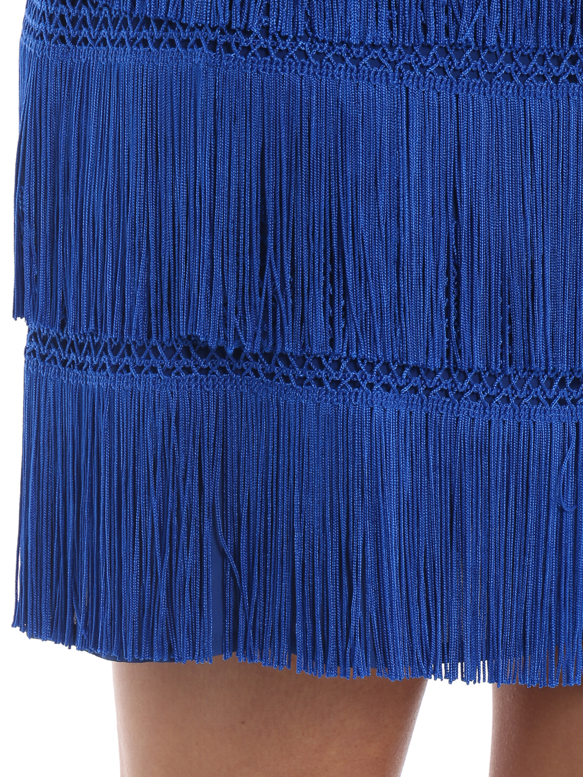 Mini skirts Alberta Ferretti - Charleston style fringed mini skirt -  012516160296