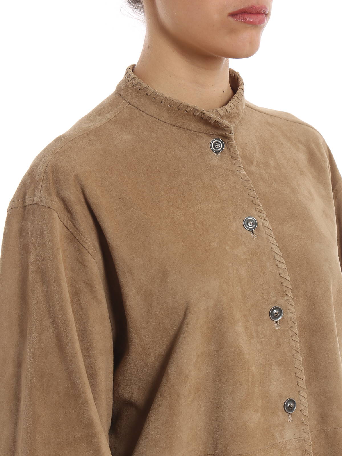 suede leather shirt