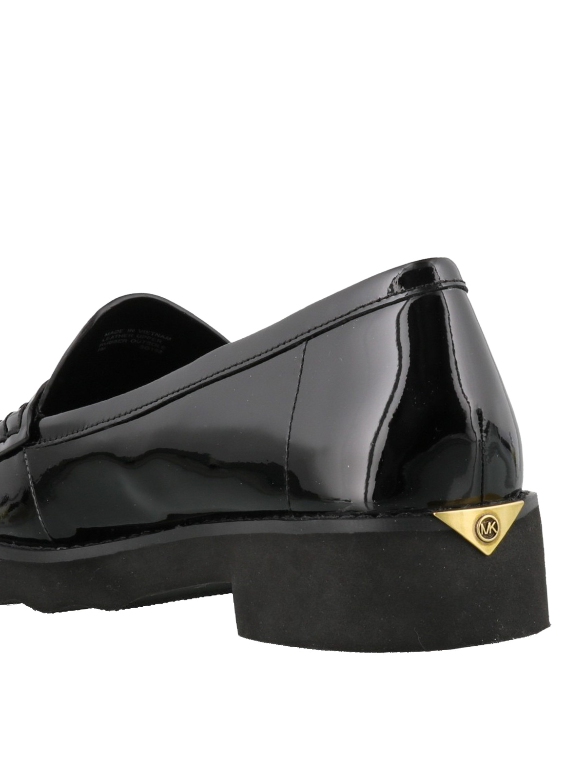 michael kors leather loafers
