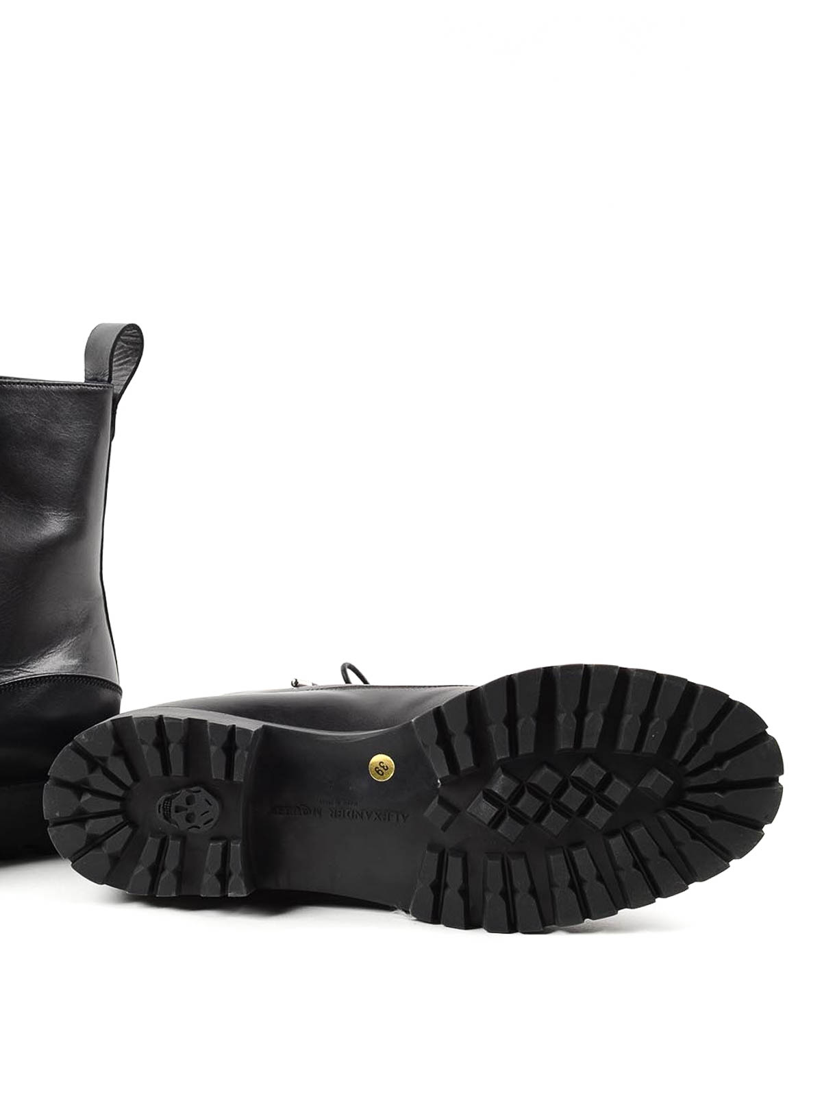 alexander mcqueen combat boots