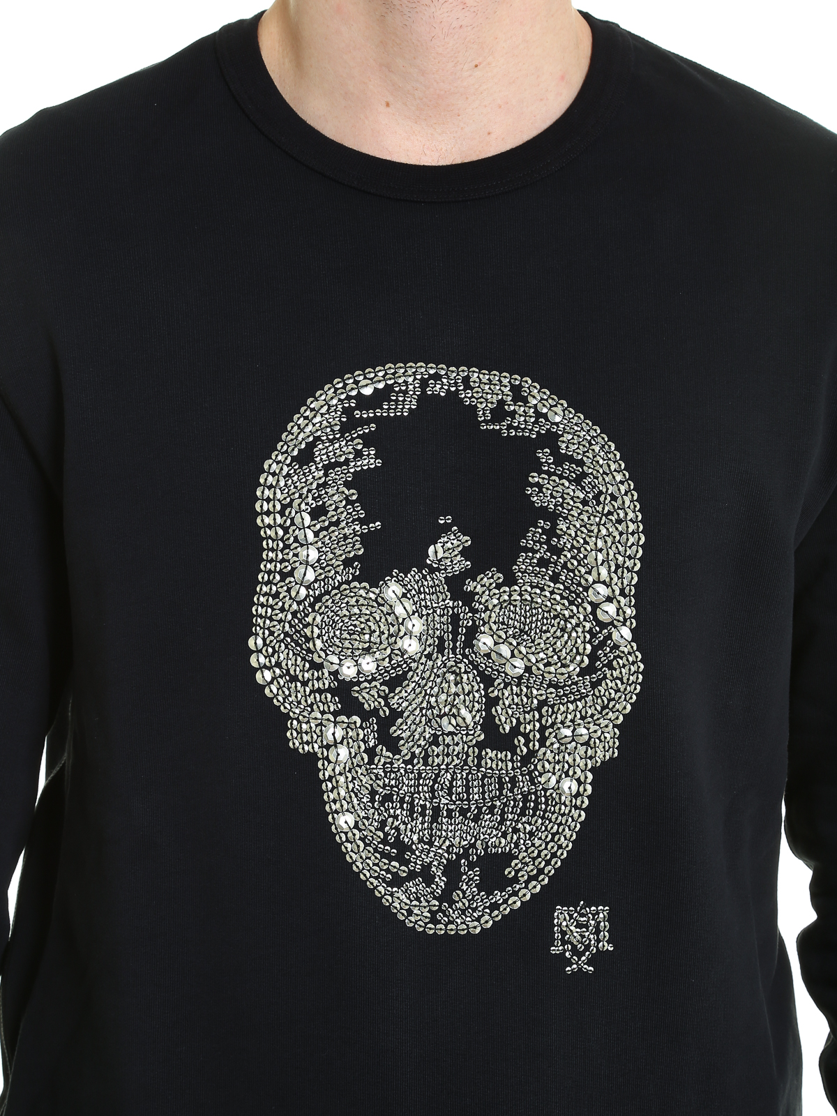 Sweatshirts & Sweaters Alexander Sequin skull sweatshirt - 458623QIZ6B0901