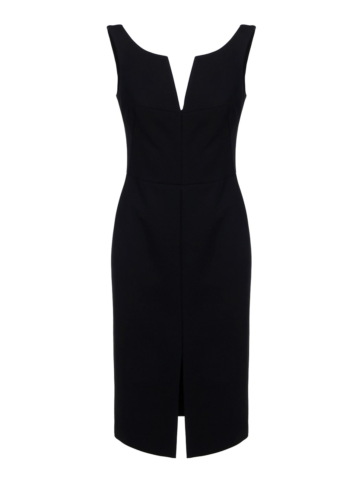 Abiti da cocktail Alexander Mcqueen - Tubino nero in lana misto seta -  646368QJAAA1000