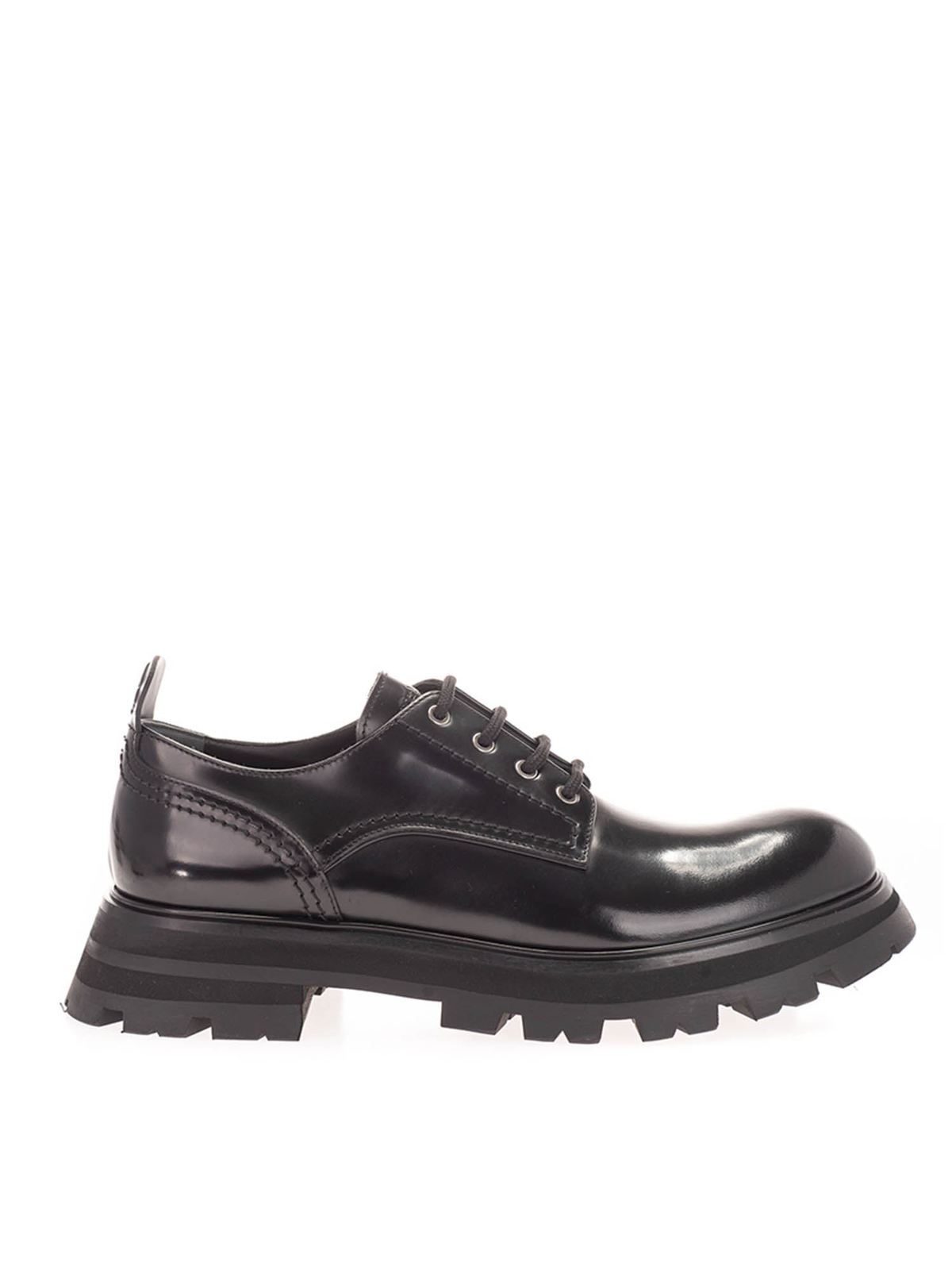 Lace-ups shoes Alexander Mcqueen - Wander derby shoes in black ...