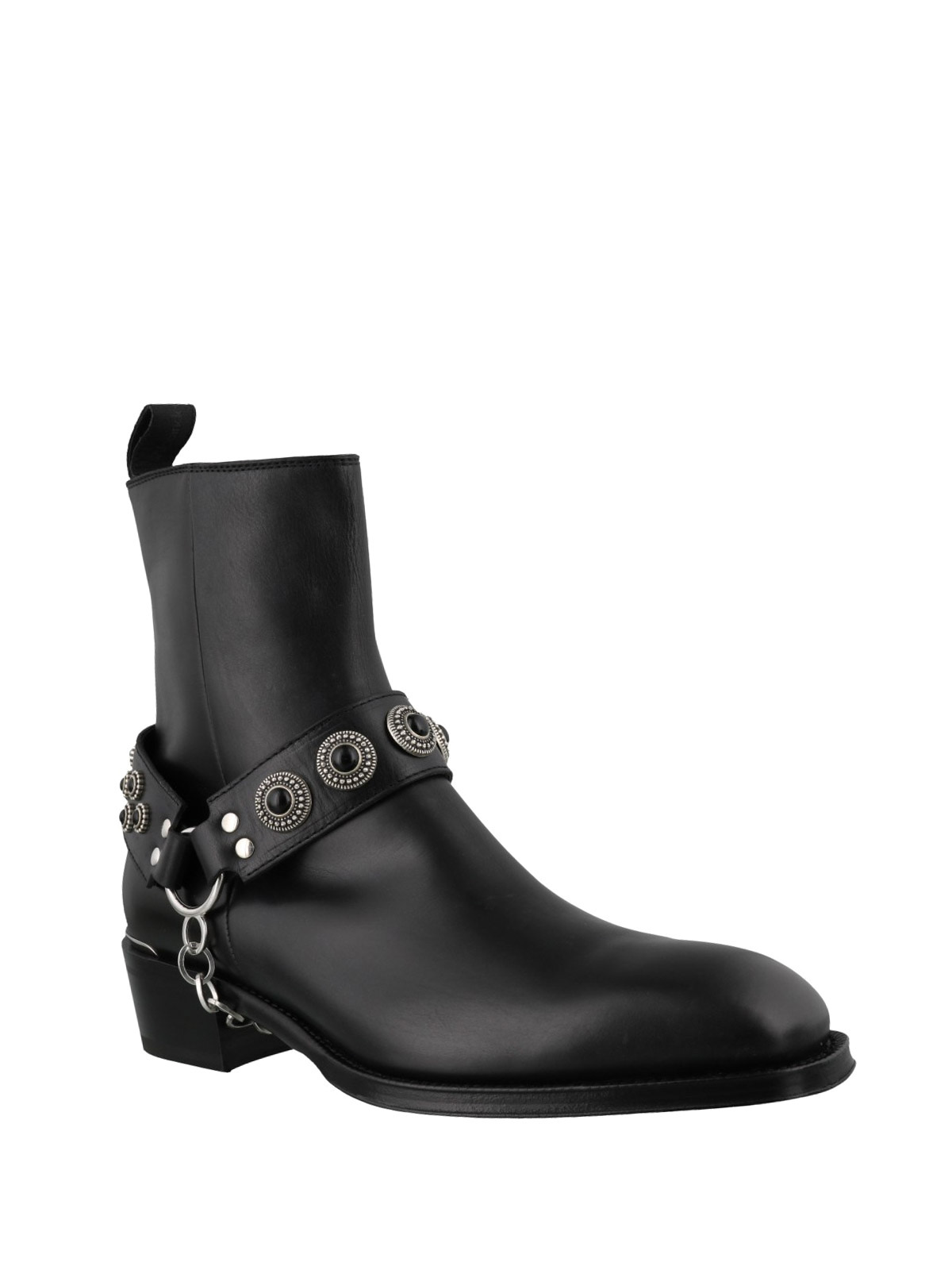 harness leather boots