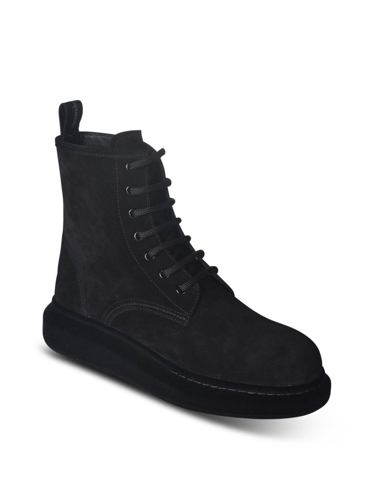 alexander mcqueen leather ankle boots