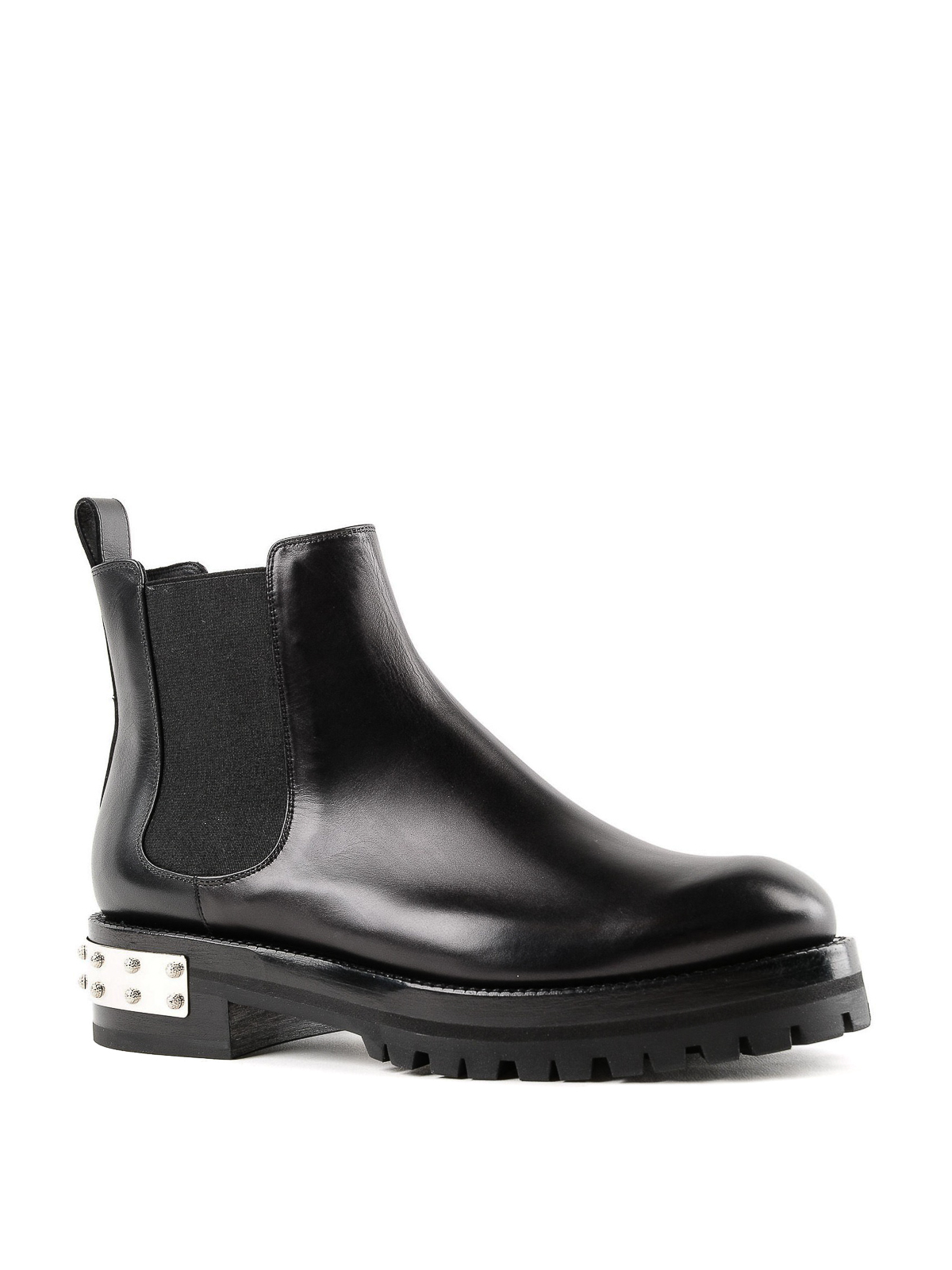 Feasibility let Mantle Ankle boots Alexander Mcqueen - Mod black leather booties - 462300WHPP11000