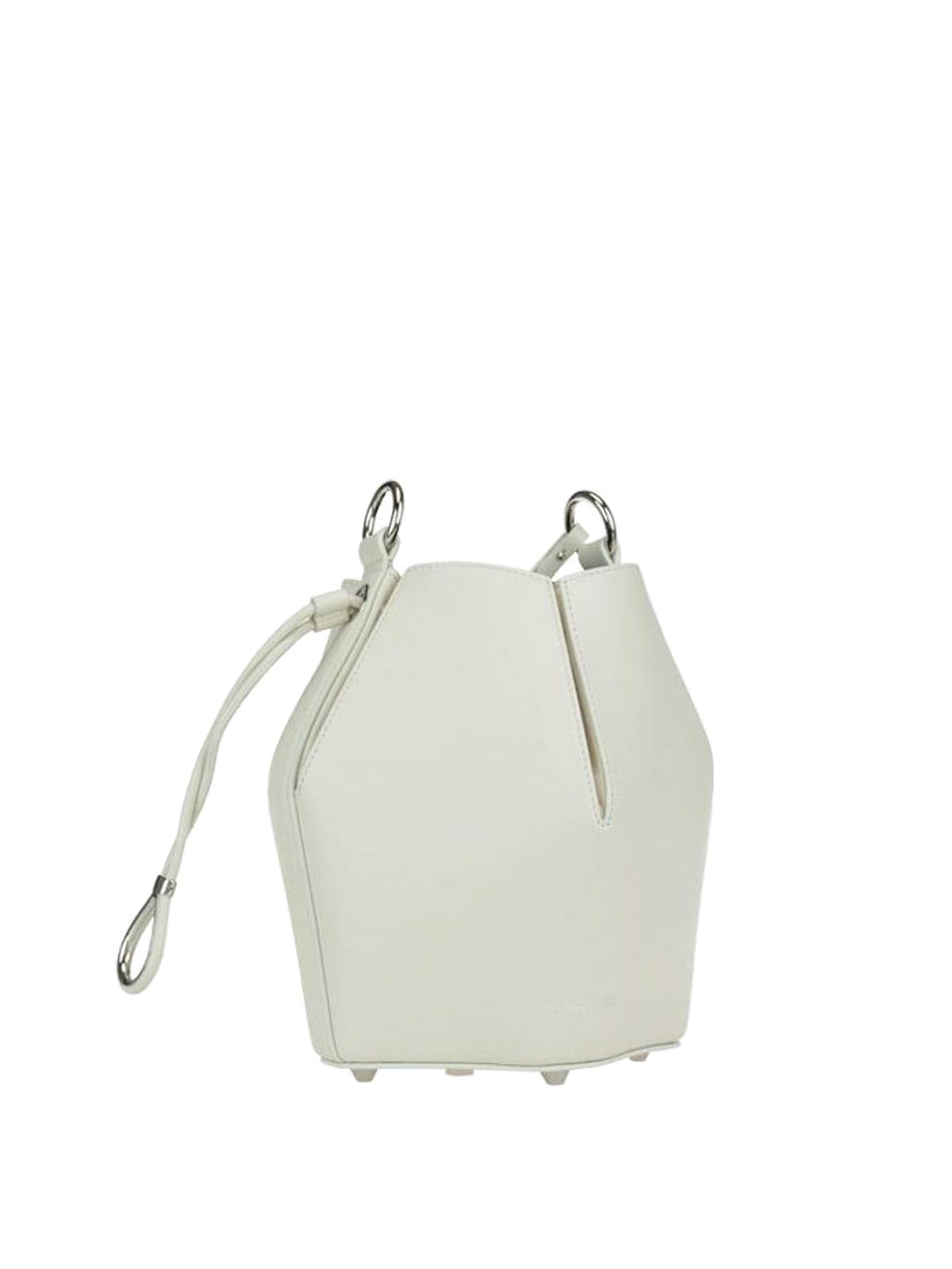 Bucket bags Alexander Mcqueen - Off white leather bucket bag 